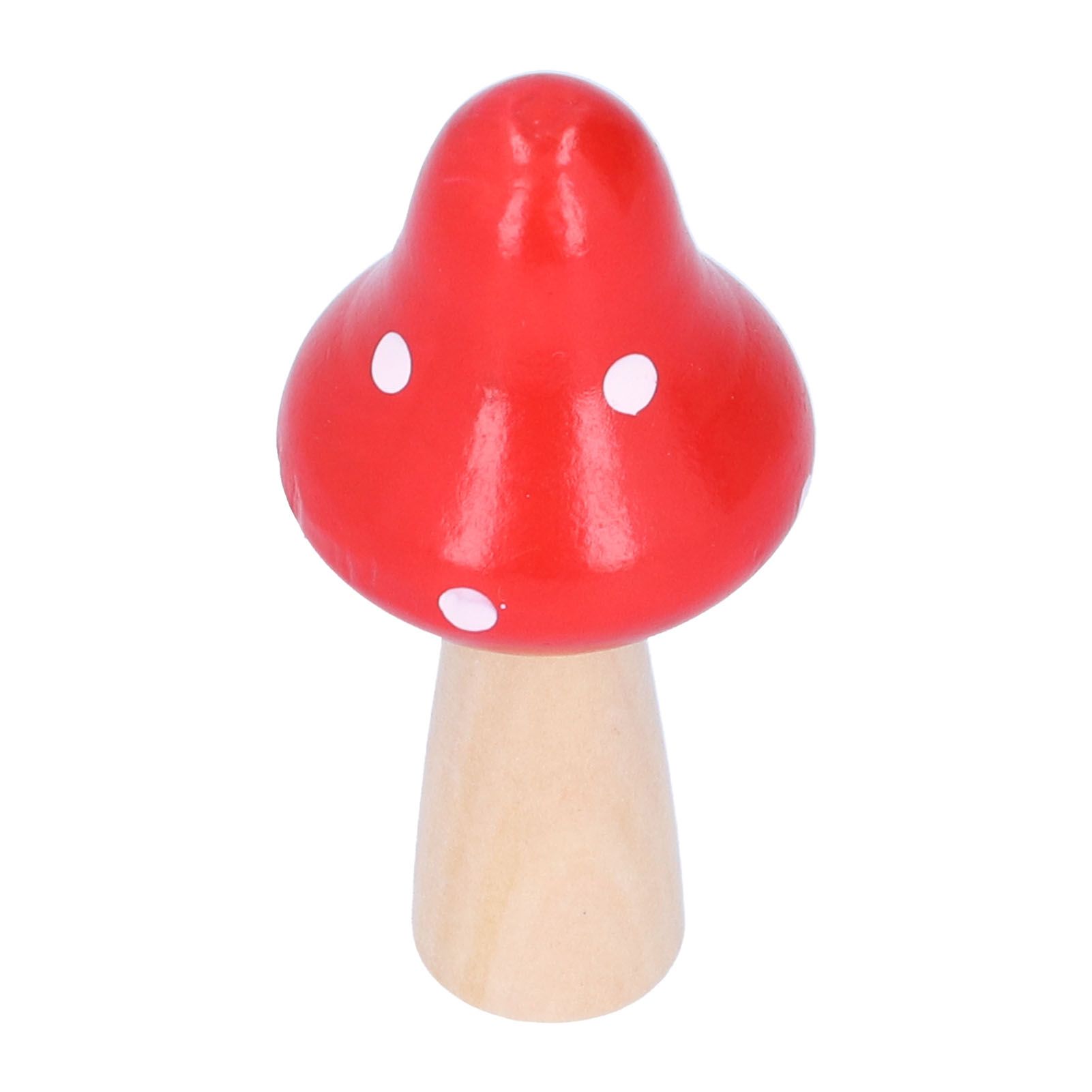 3Pcs/Set Mushroom Crafts Innovative Cute Wooden Ornaments Home Office Desktop view 13