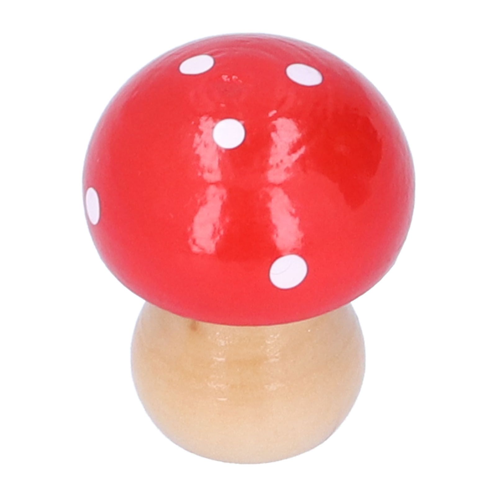 3Pcs/Set Mushroom Crafts Innovative Cute Wooden Ornaments Home Office Desktop view 14