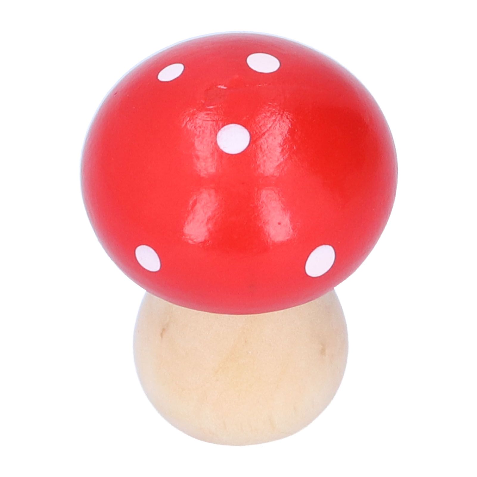 3Pcs/Set Mushroom Crafts Innovative Cute Wooden Ornaments Home Office Desktop view 15