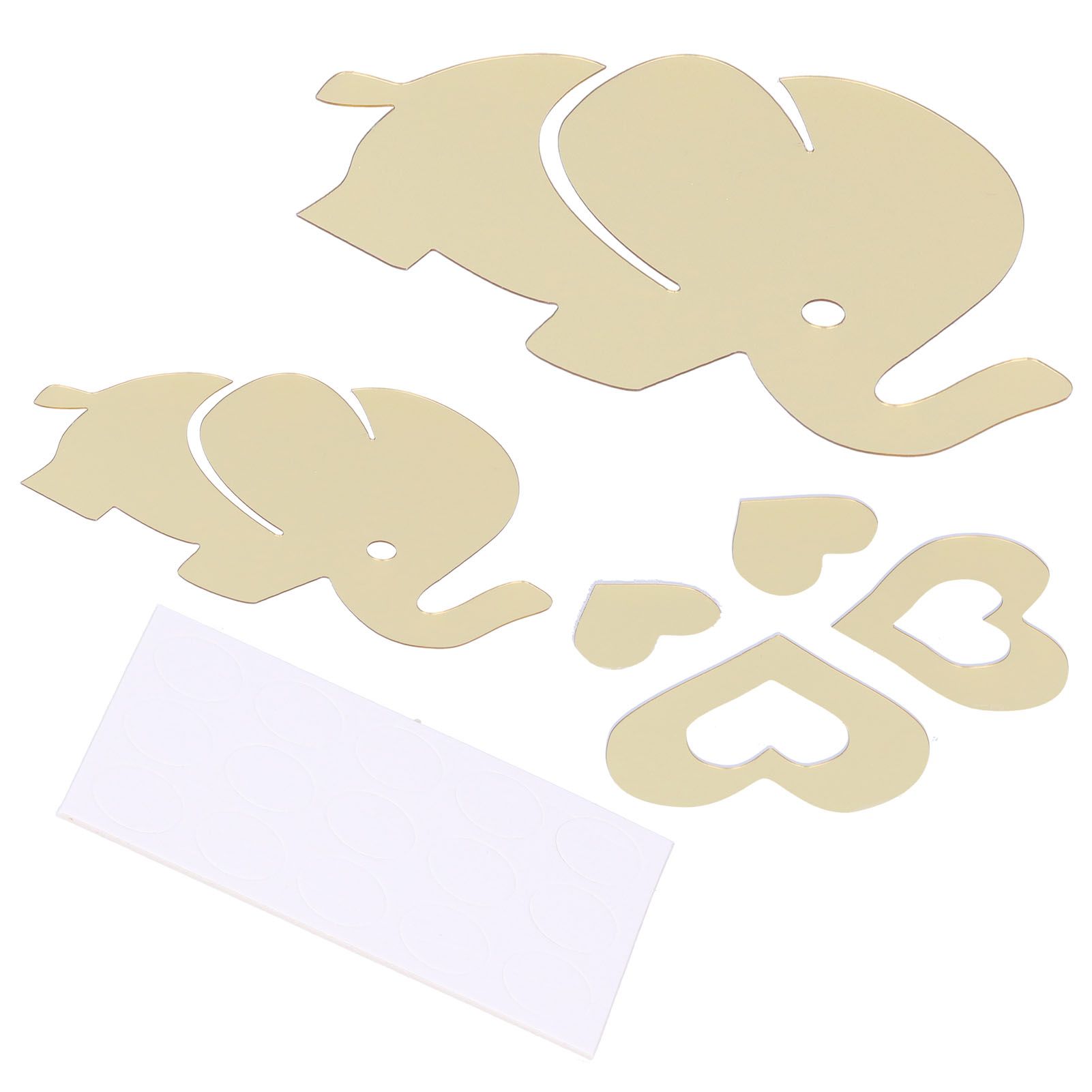 Innovative Cartoon Elephant Shape Beautiful Wall Sticker Room Mirror Wall view 5
