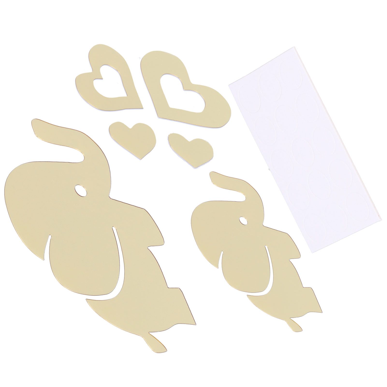Innovative Cartoon Elephant Shape Beautiful Wall Sticker Room Mirror Wall view 9