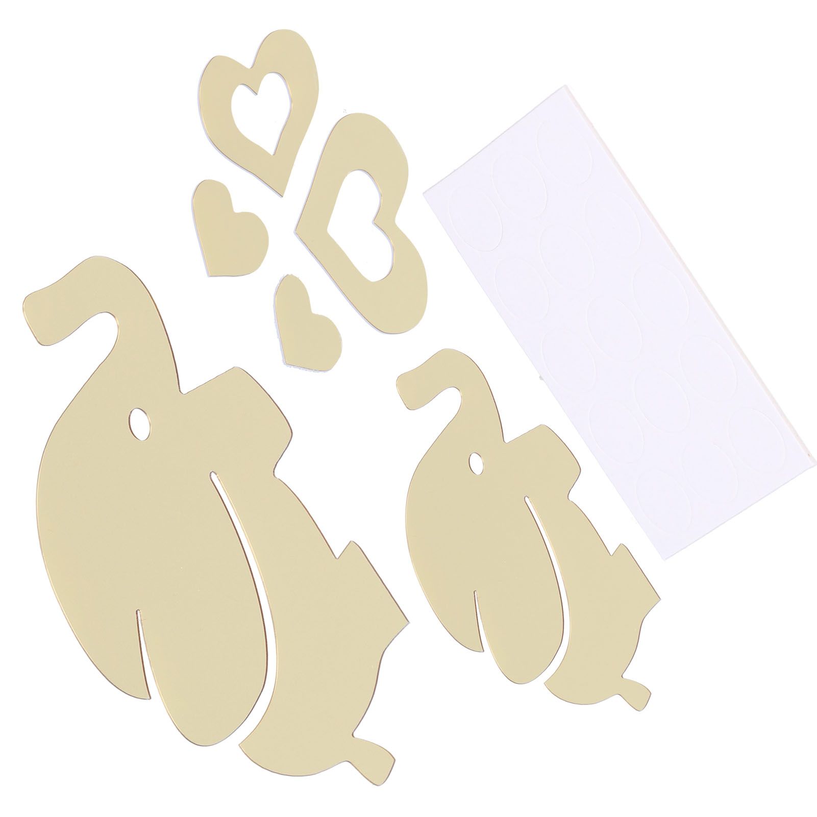 Innovative Cartoon Elephant Shape Beautiful Wall Sticker Room Mirror Wall view 10