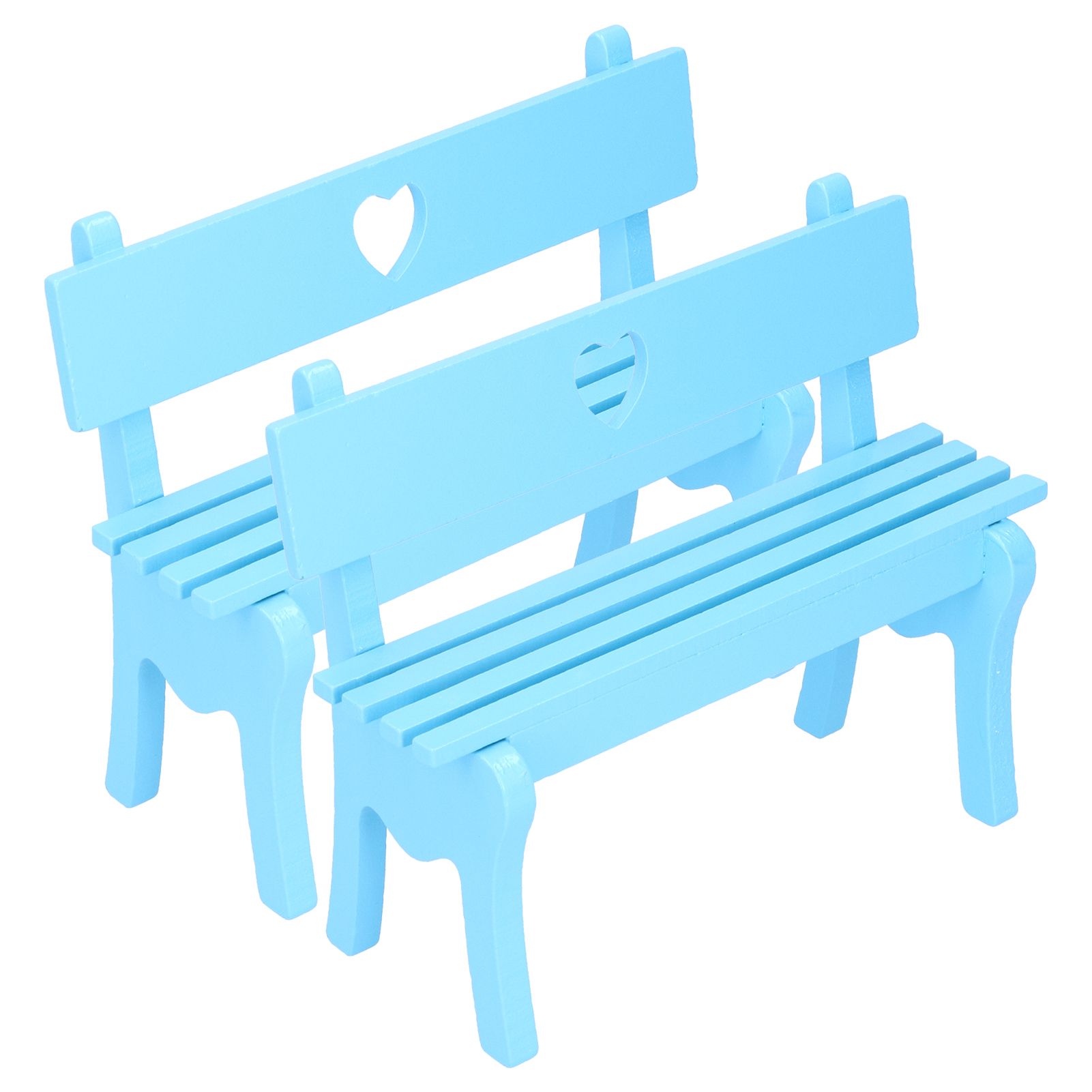 2Pcs Wooden Decorative Small Chair Originality Wooden Craft Decoration for view 4
