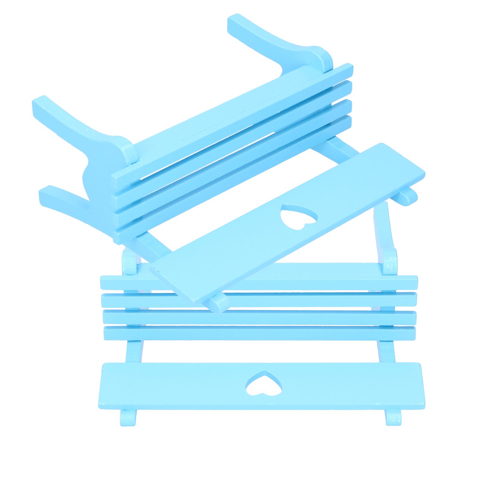 2Pcs Wooden Decorative Small Chair Originality Wooden Craft Decoration for view 8
