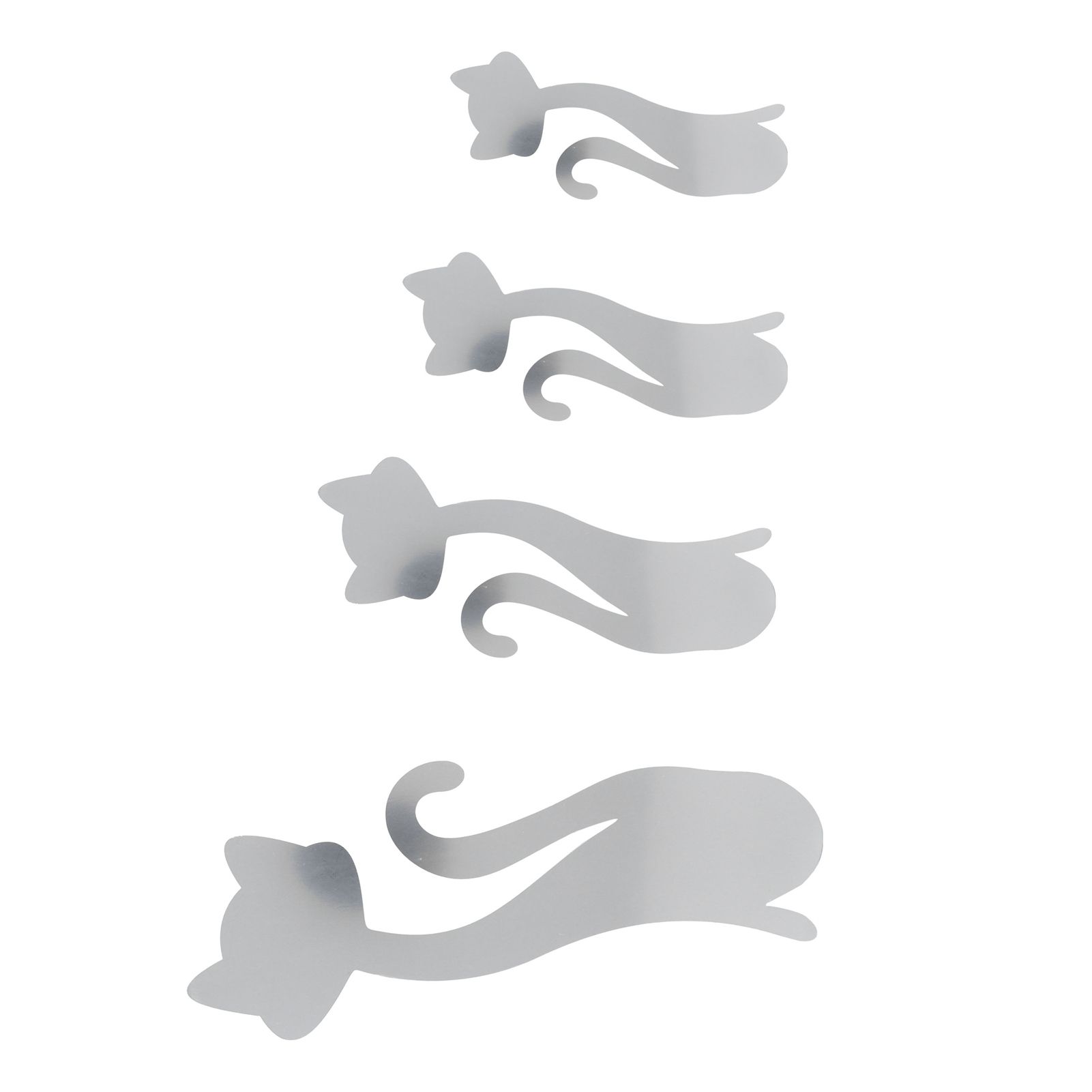 Cat Shape Mirror Wall Stickers Home Living Room Bedroom DIY Wall Art view 7