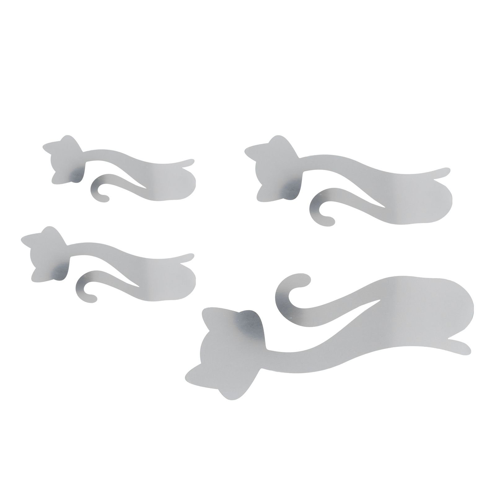 Cat Shape Mirror Wall Stickers Home Living Room Bedroom DIY Wall Art view 8