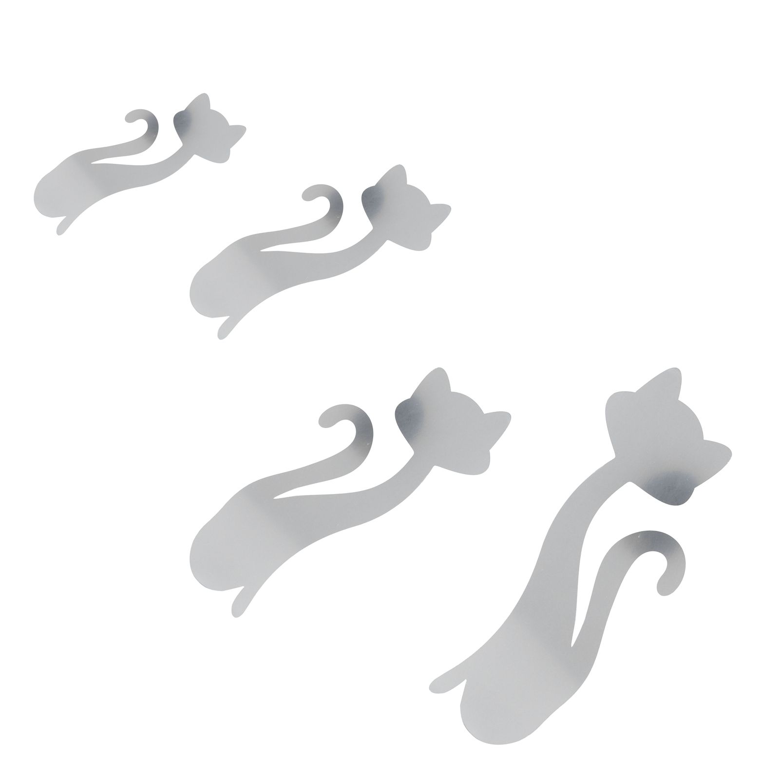 Cat Shape Mirror Wall Stickers Home Living Room Bedroom DIY Wall Art view 10