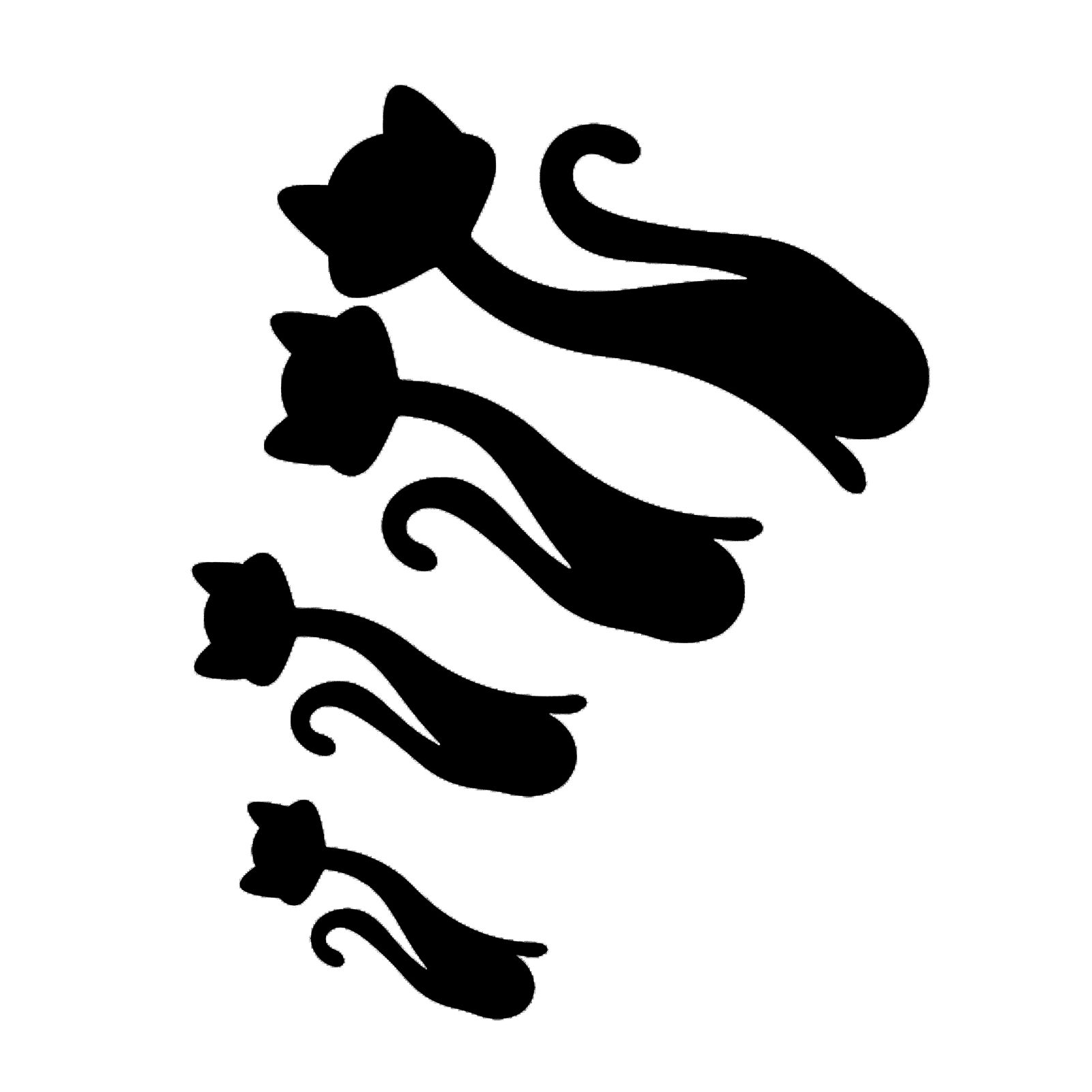 Cat Shape Mirror Wall Stickers Home Living Room Bedroom DIY Wall Art view 3