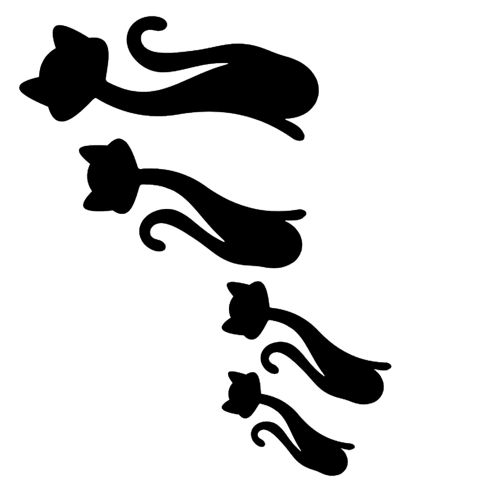Cat Shape Mirror Wall Stickers Home Living Room Bedroom DIY Wall Art view 9