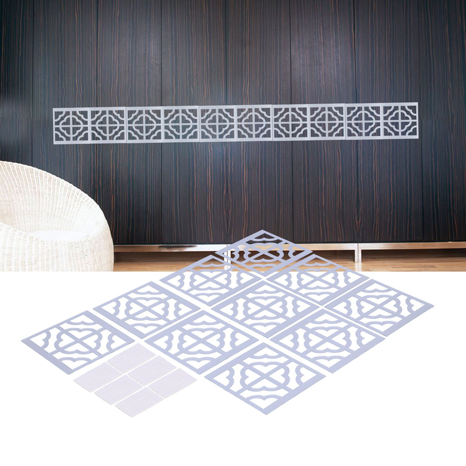 Wall Sticker DIY Mirror 3‑Dimensional Wall Decal Bedroom Sitting Room view 12