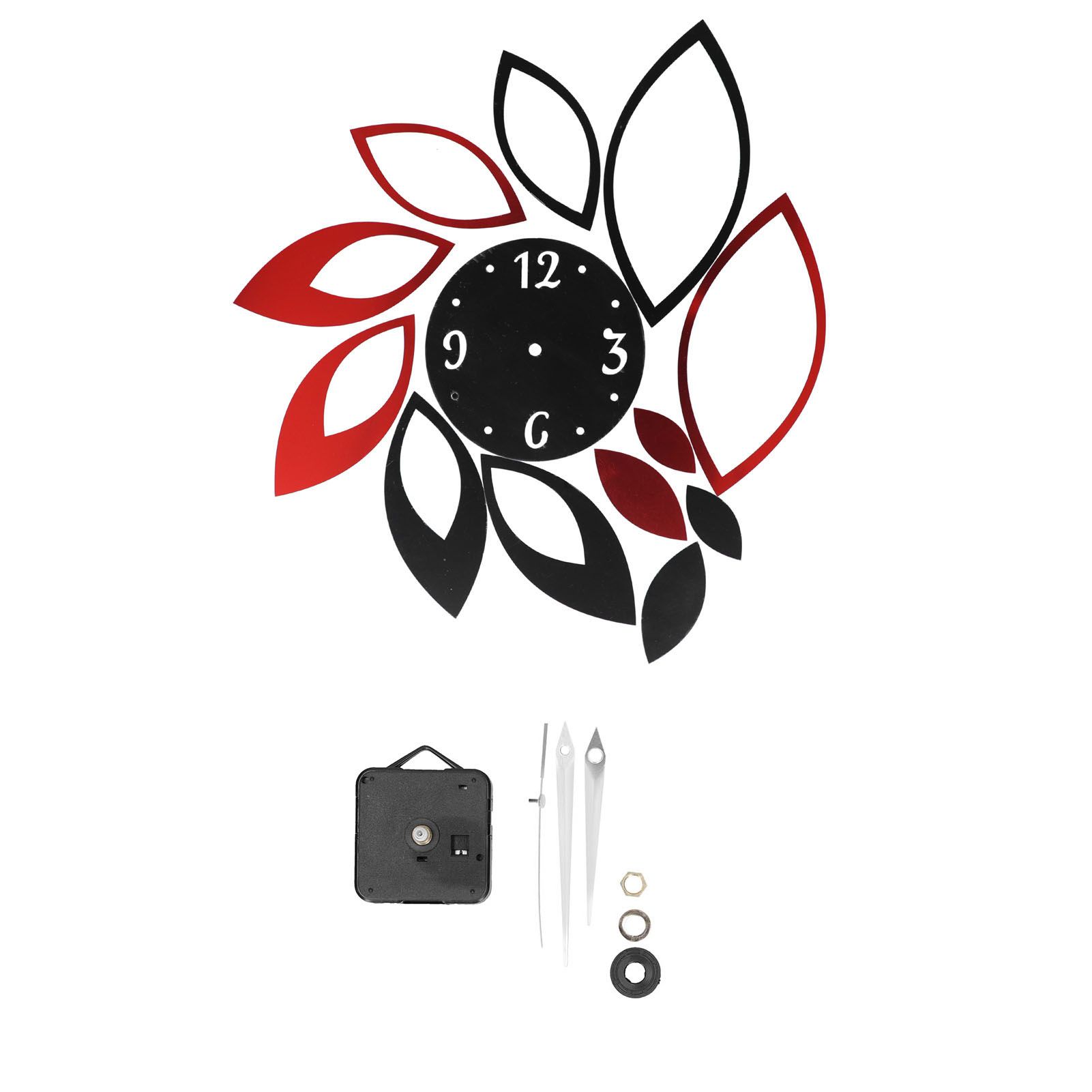 DIY Mirror Wall Clock Stickers Modern Decor for Home Living Room Background — image 1