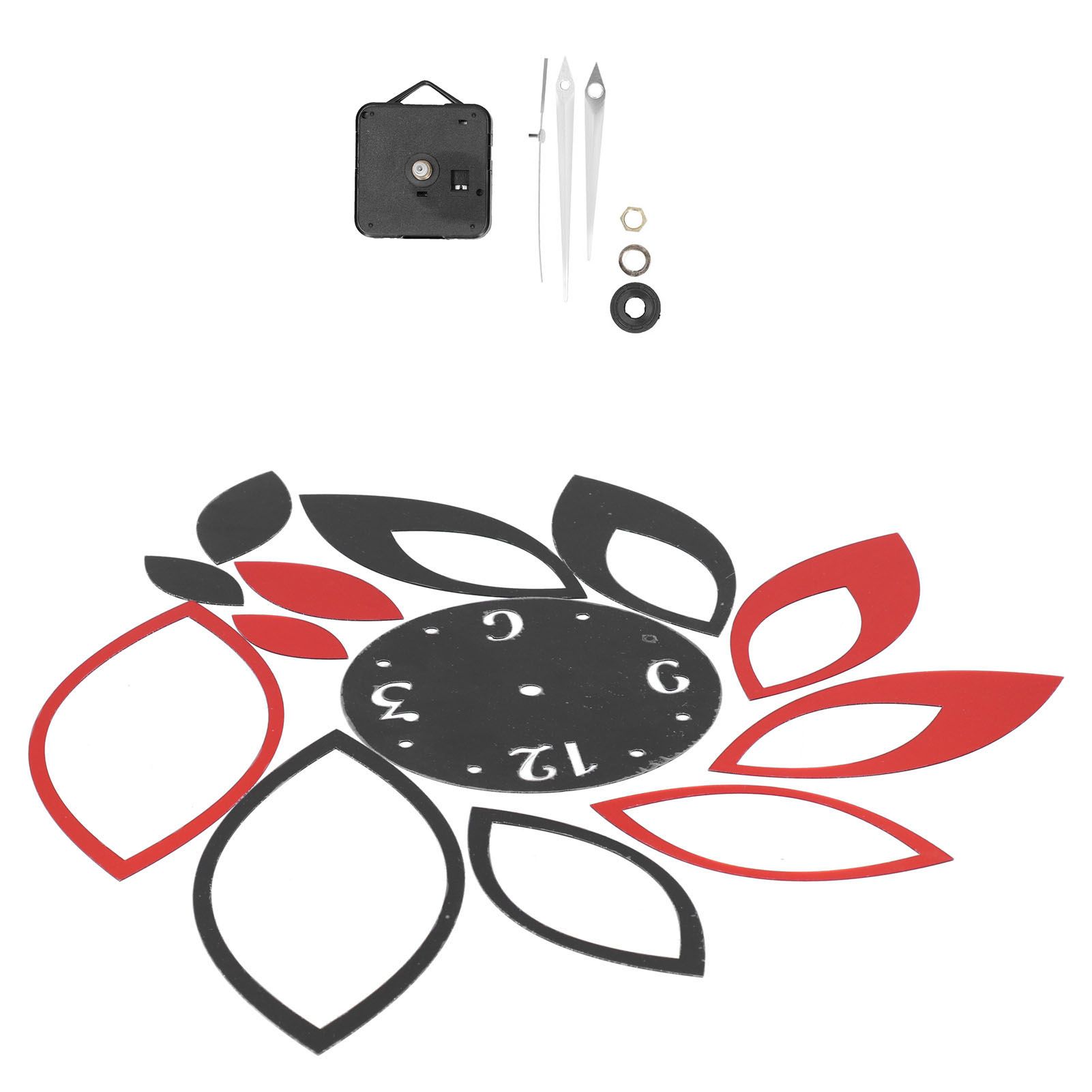 DIY Mirror Wall Clock Stickers Modern Decor for Home Living Room Background view 10