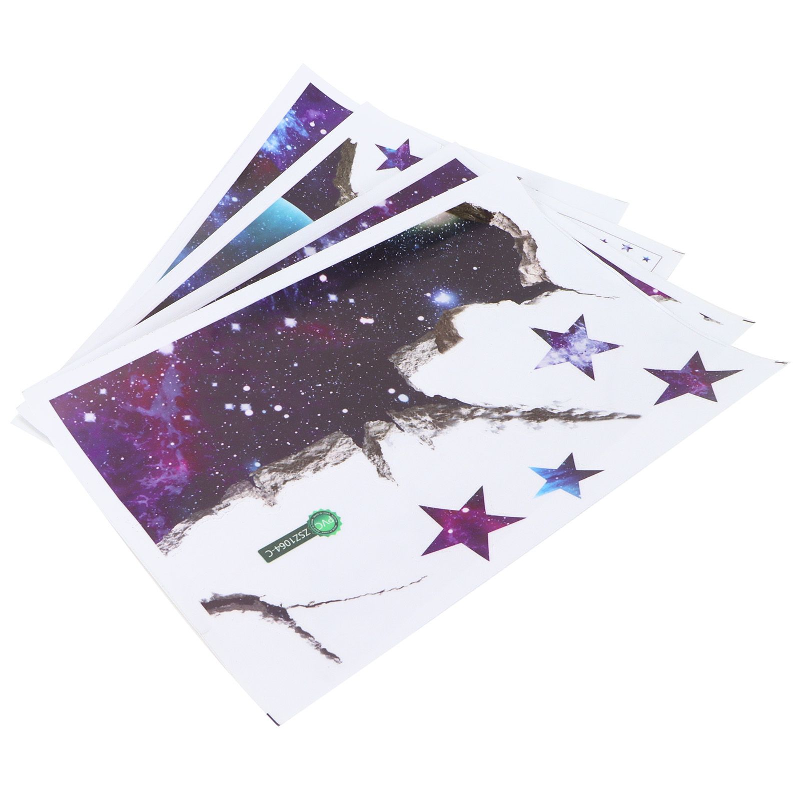 DIY Wall Sticker 3‑Dimensional Star Universe Decals Living Room Bedroom Decoration view 4