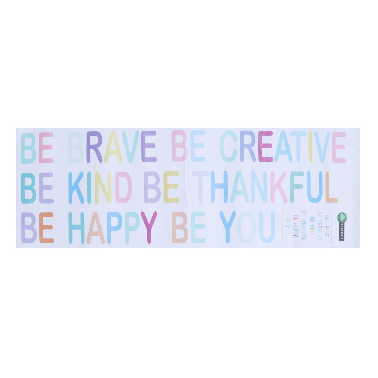 Wall Sticker Colorful English Alphabet Decal Bedroom Living Room Background