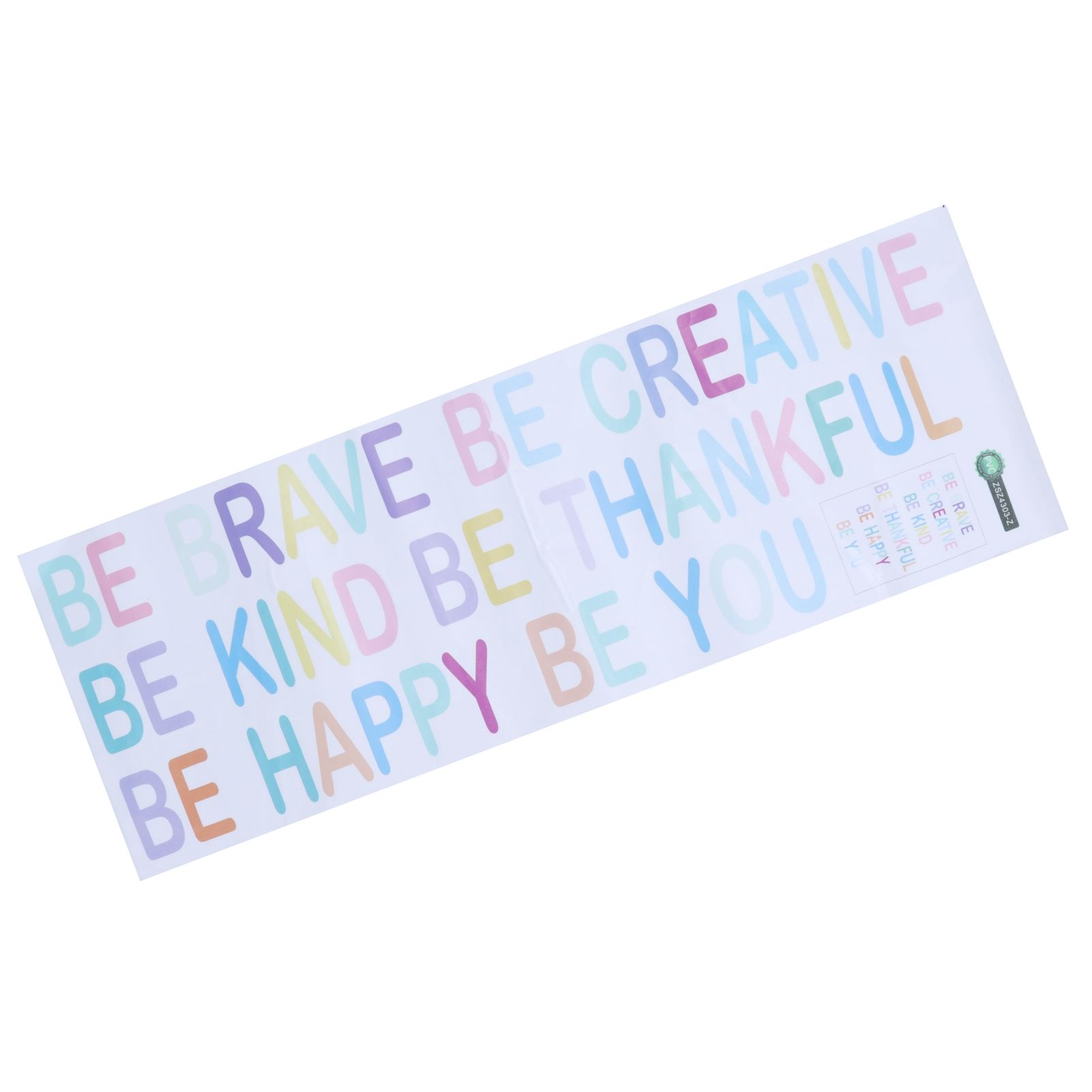 Wall Sticker Colorful English Alphabet Decal Bedroom Living Room Background view 7