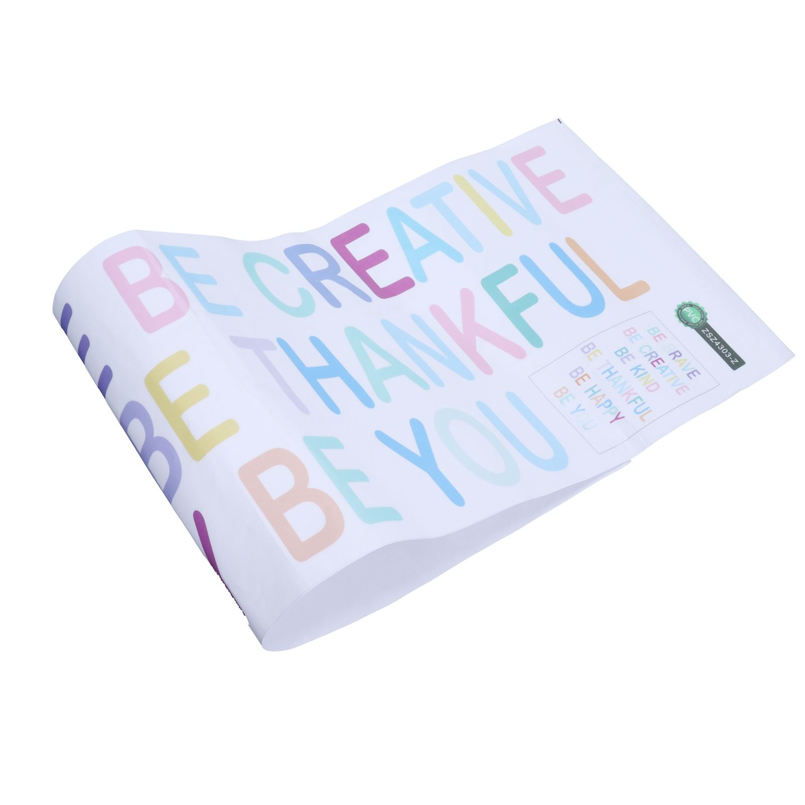 Wall Sticker Colorful English Alphabet Decal Bedroom Living Room Background view 9