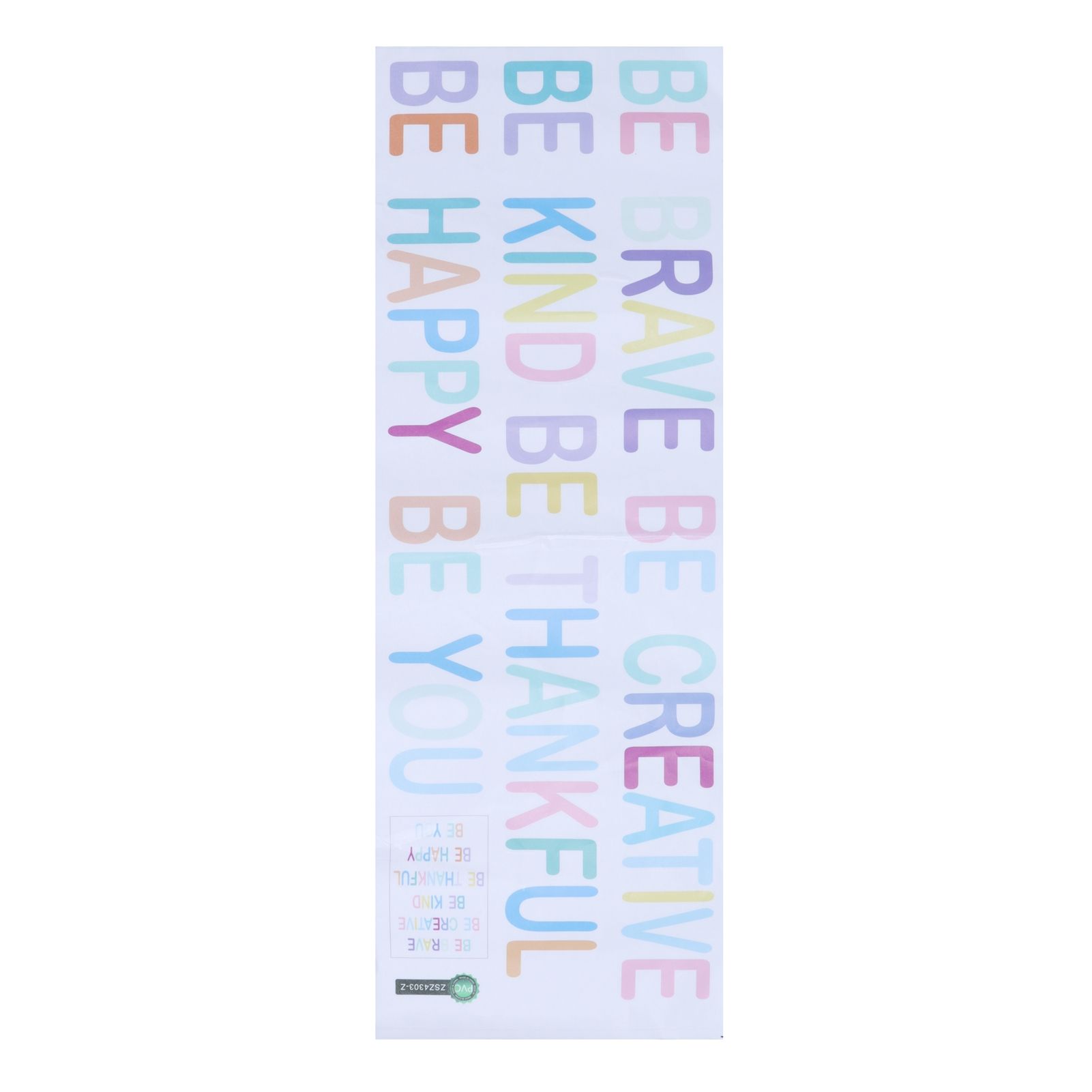 Wall Sticker Colorful English Alphabet Decal Bedroom Living Room Background view 10
