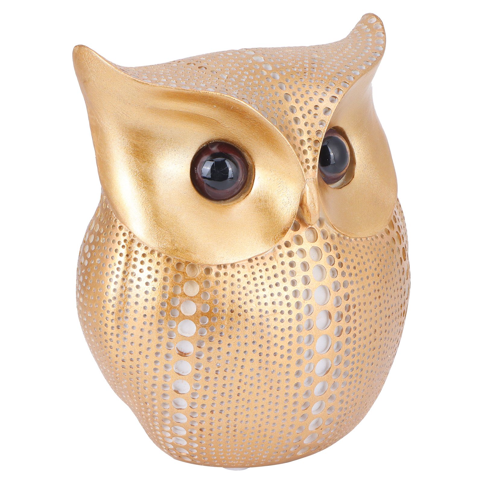 Owl Statue Figurine Nordic Resin Animal Sculpture Ornament Craft Home Desktop view 2