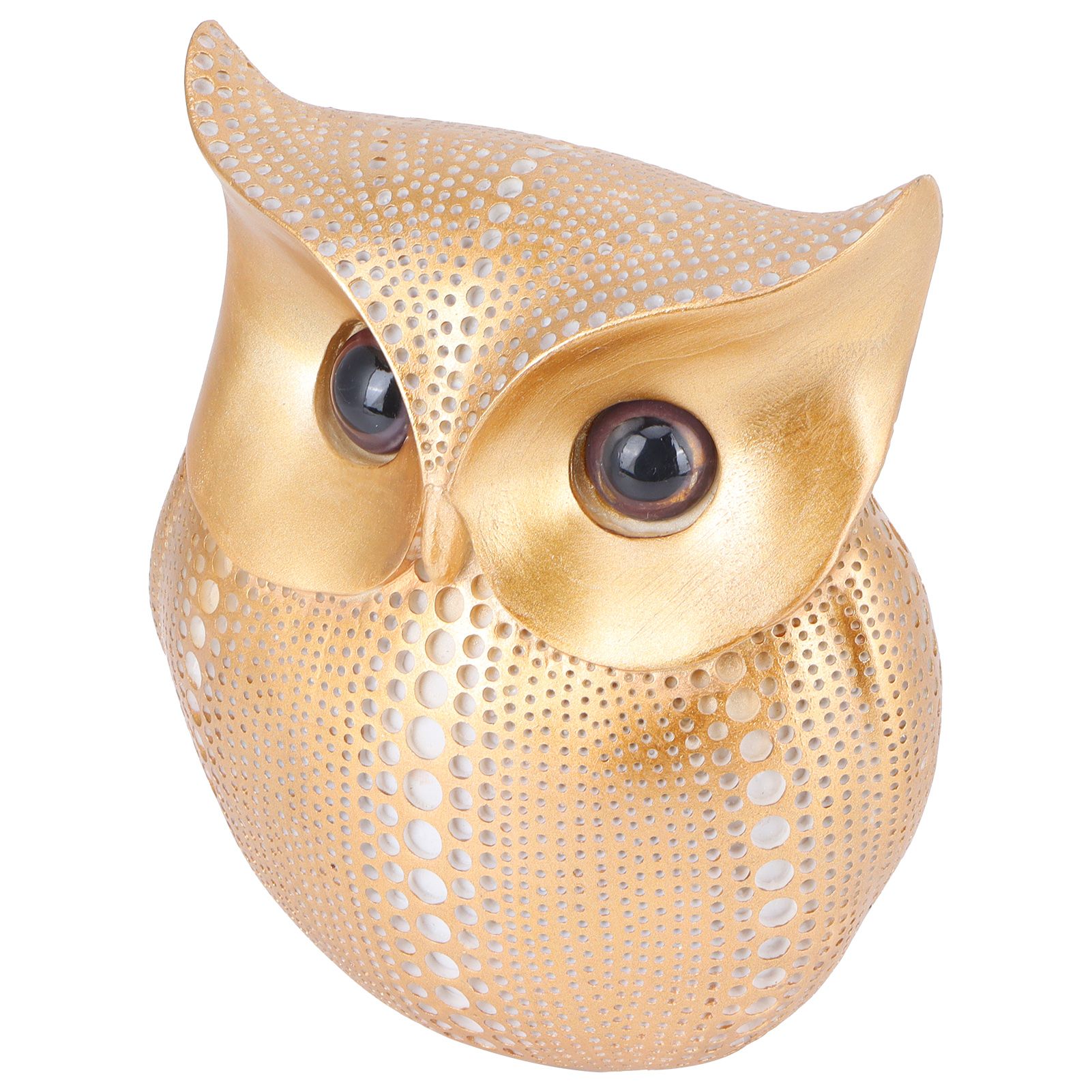 Owl Statue Figurine Nordic Resin Animal Sculpture Ornament Craft Home Desktop view 3
