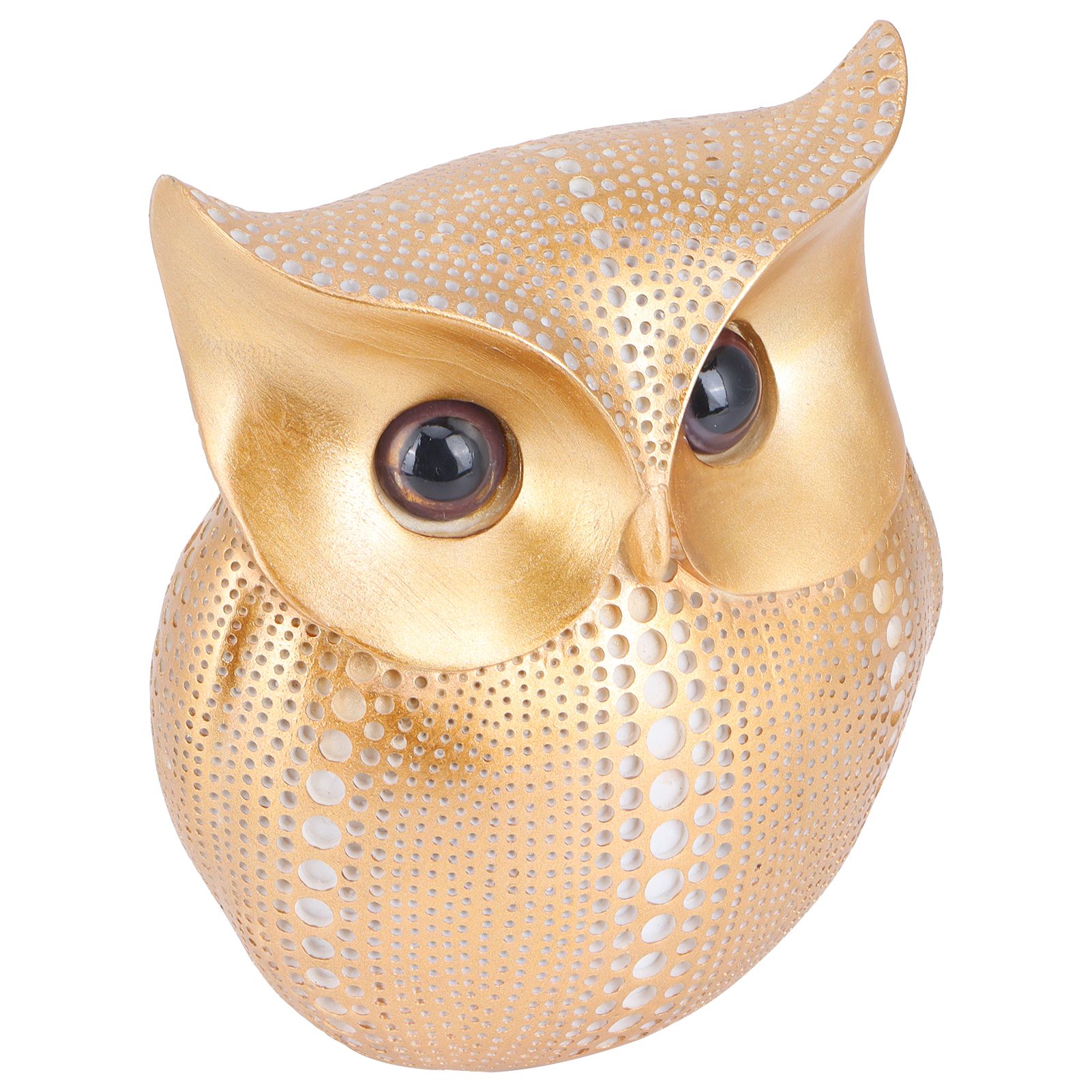 Owl Statue Figurine Nordic Resin Animal Sculpture Ornament Craft Home Desktop view 4