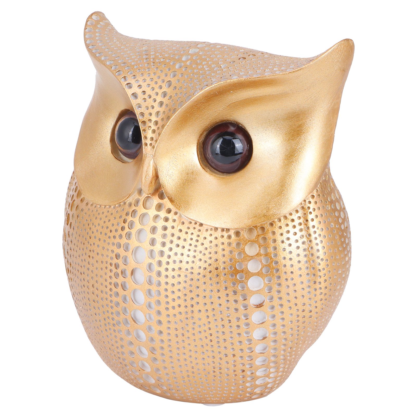 Owl Statue Figurine Nordic Resin Animal Sculpture Ornament Craft Home Desktop view 5