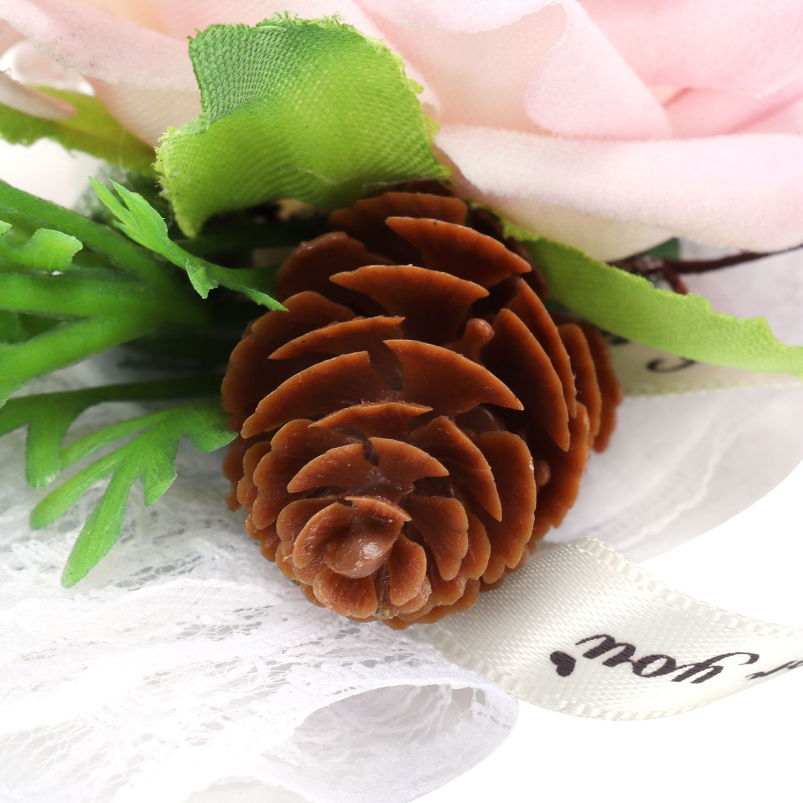 2Pcs Bridesmaid Silk Wrist Flower Bridal Corsage Wedding Ceremony Decoration view 13
