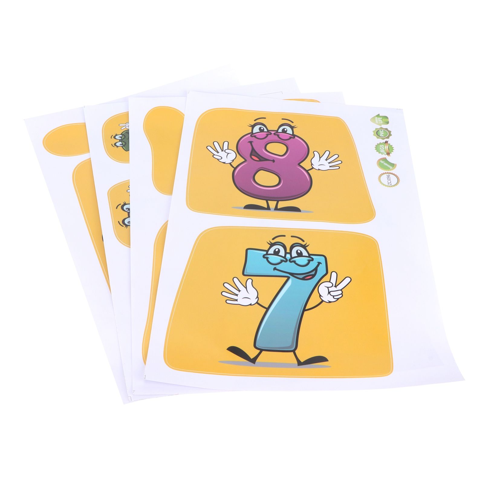 Innovative Stickers Number Jumping Grid Ground Decals for Home Nursery view 2
