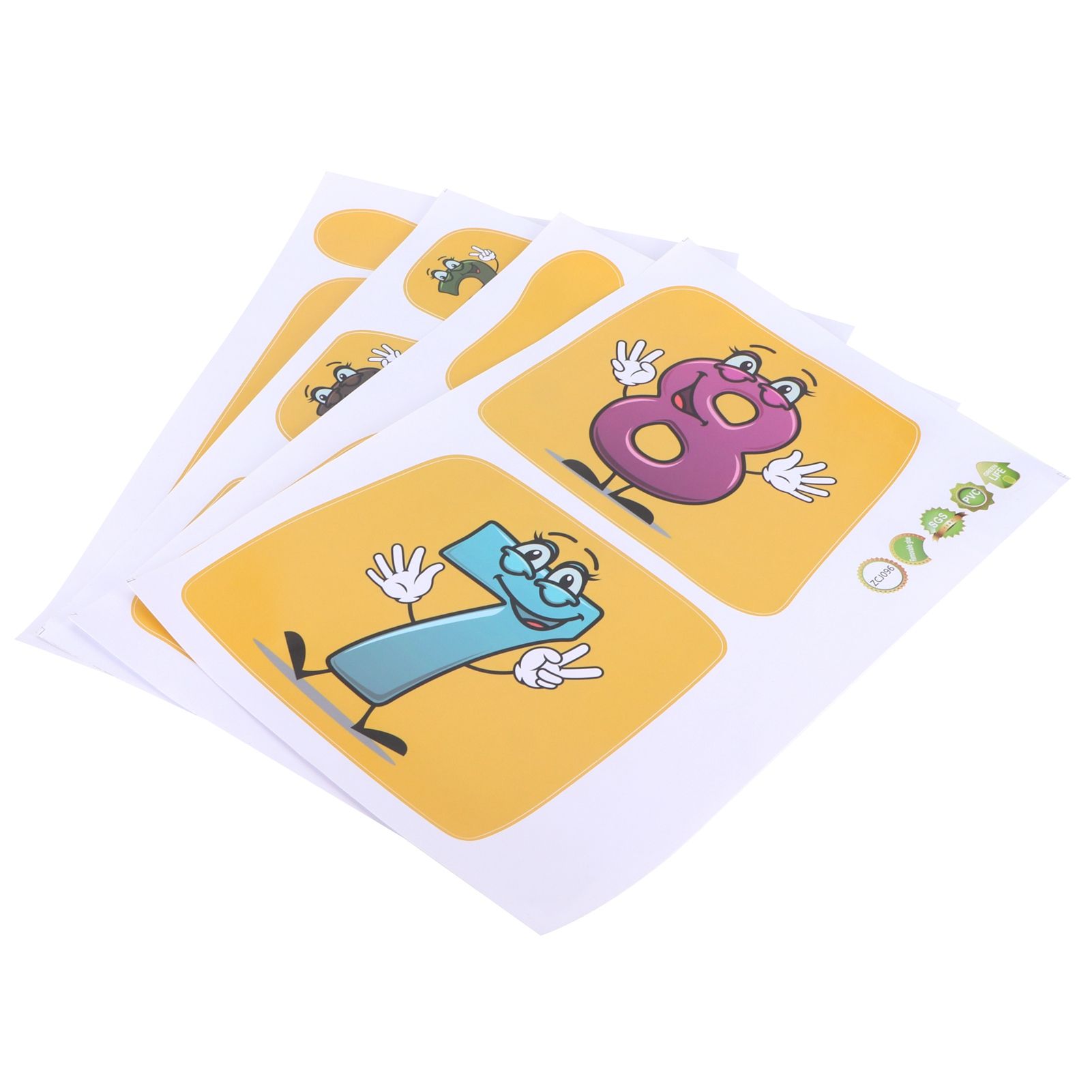 Innovative Stickers Number Jumping Grid Ground Decals for Home Nursery view 3