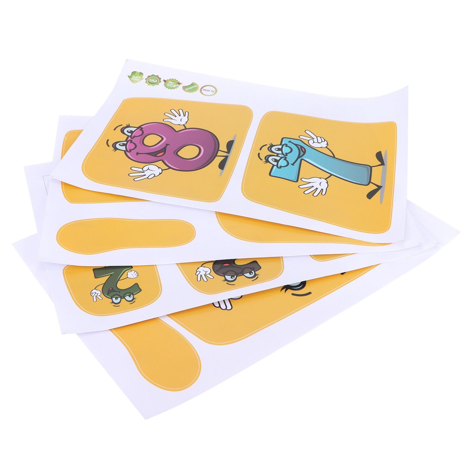 Innovative Stickers Number Jumping Grid Ground Decals for Home Nursery view 9