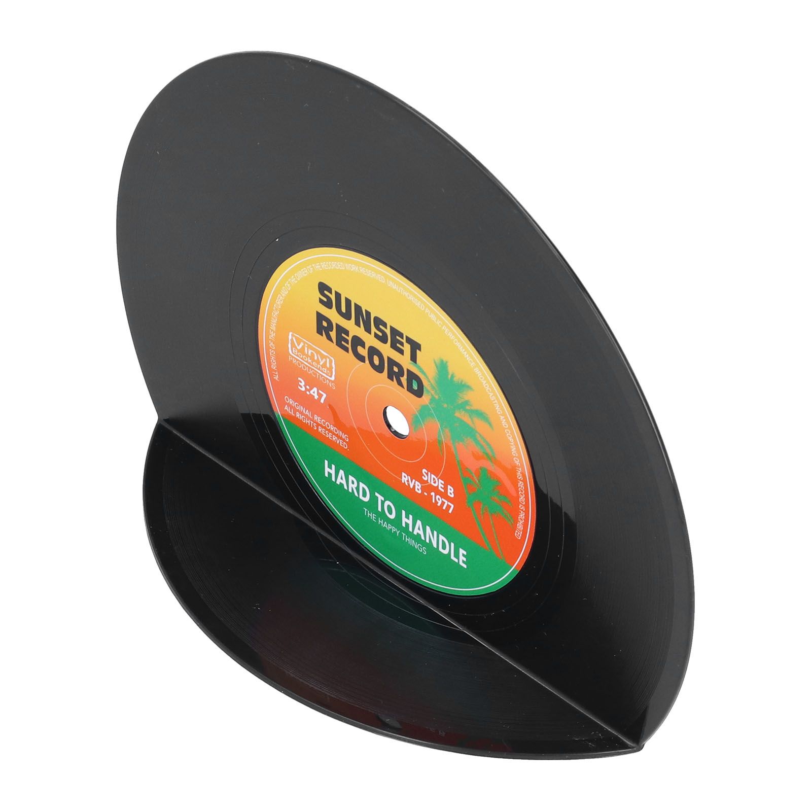 2Pcs/Set Bookend Vintage CD Record Shape Book Stand Holder Organizer Home view 15