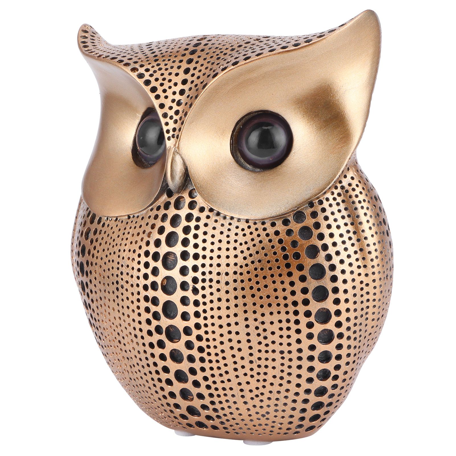 Owl Statue Figurine Ornament Innovative Resin Animal Sculpture Art Crafts Home view 2