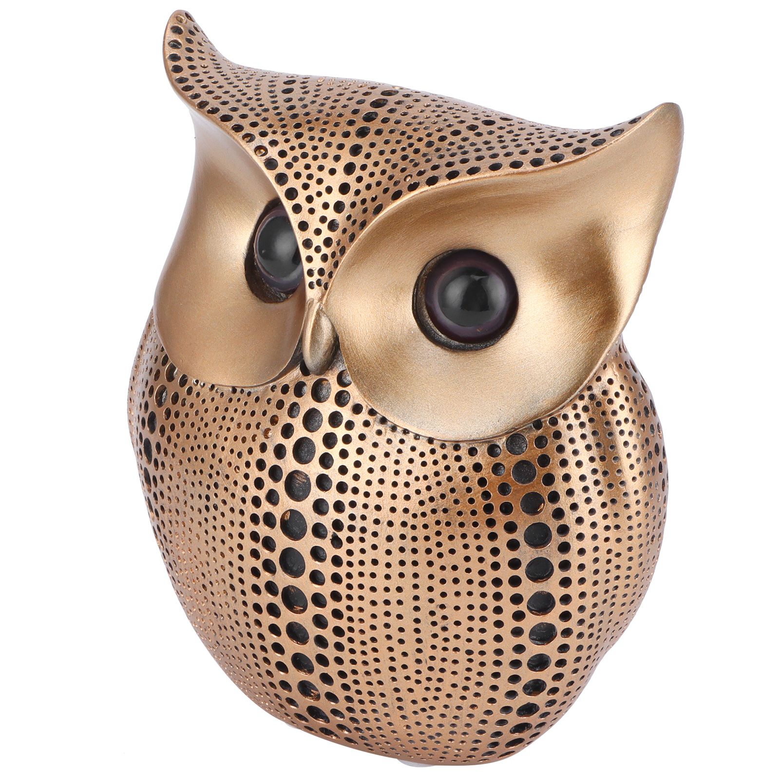 Owl Statue Figurine Ornament Innovative Resin Animal Sculpture Art Crafts Home view 3