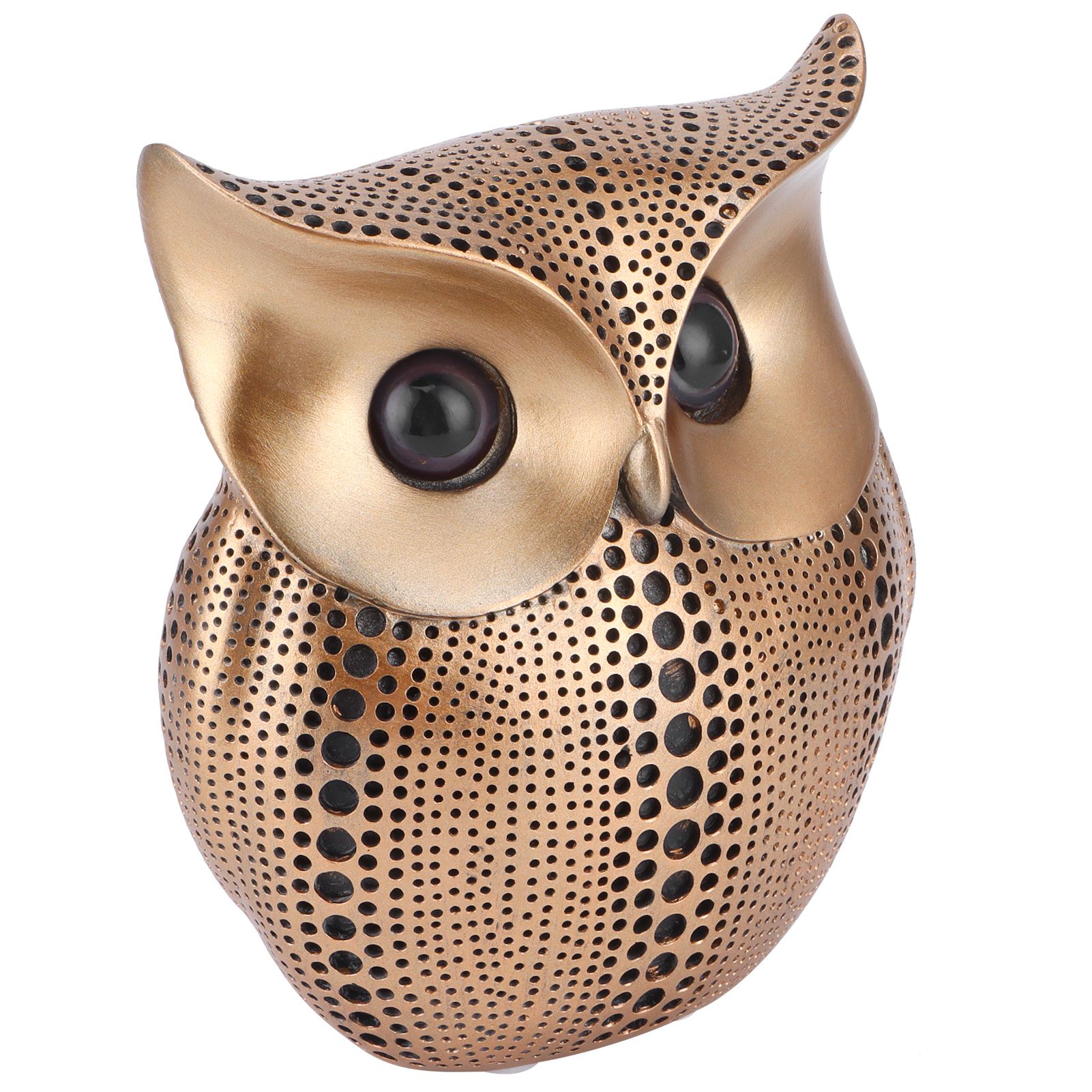 Owl Statue Figurine Ornament Innovative Resin Animal Sculpture Art Crafts Home view 8