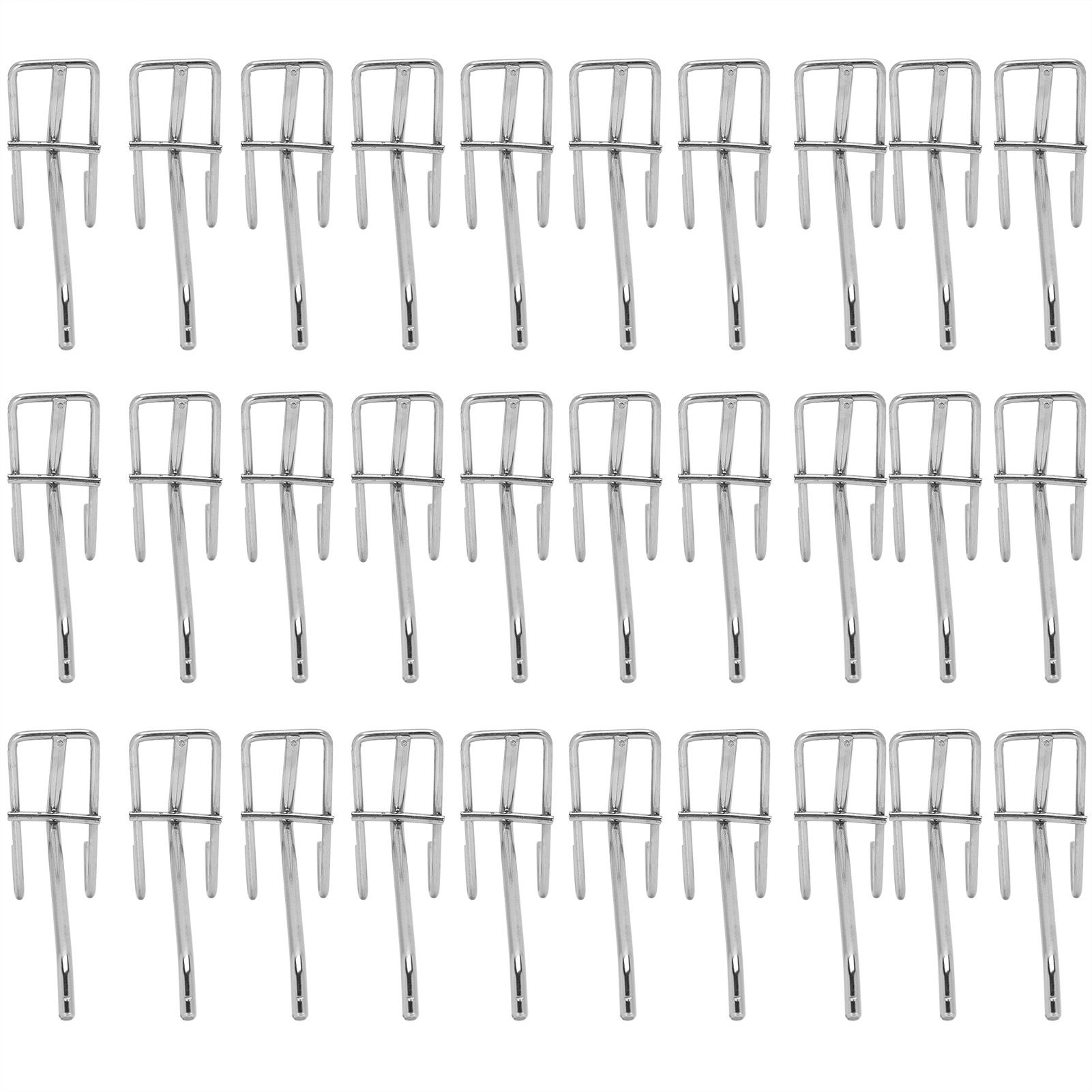 30pcs Supermarket Hook Iron Grid Shelf Hook Jewelry Display Shelf Hook 3.5mm view 3