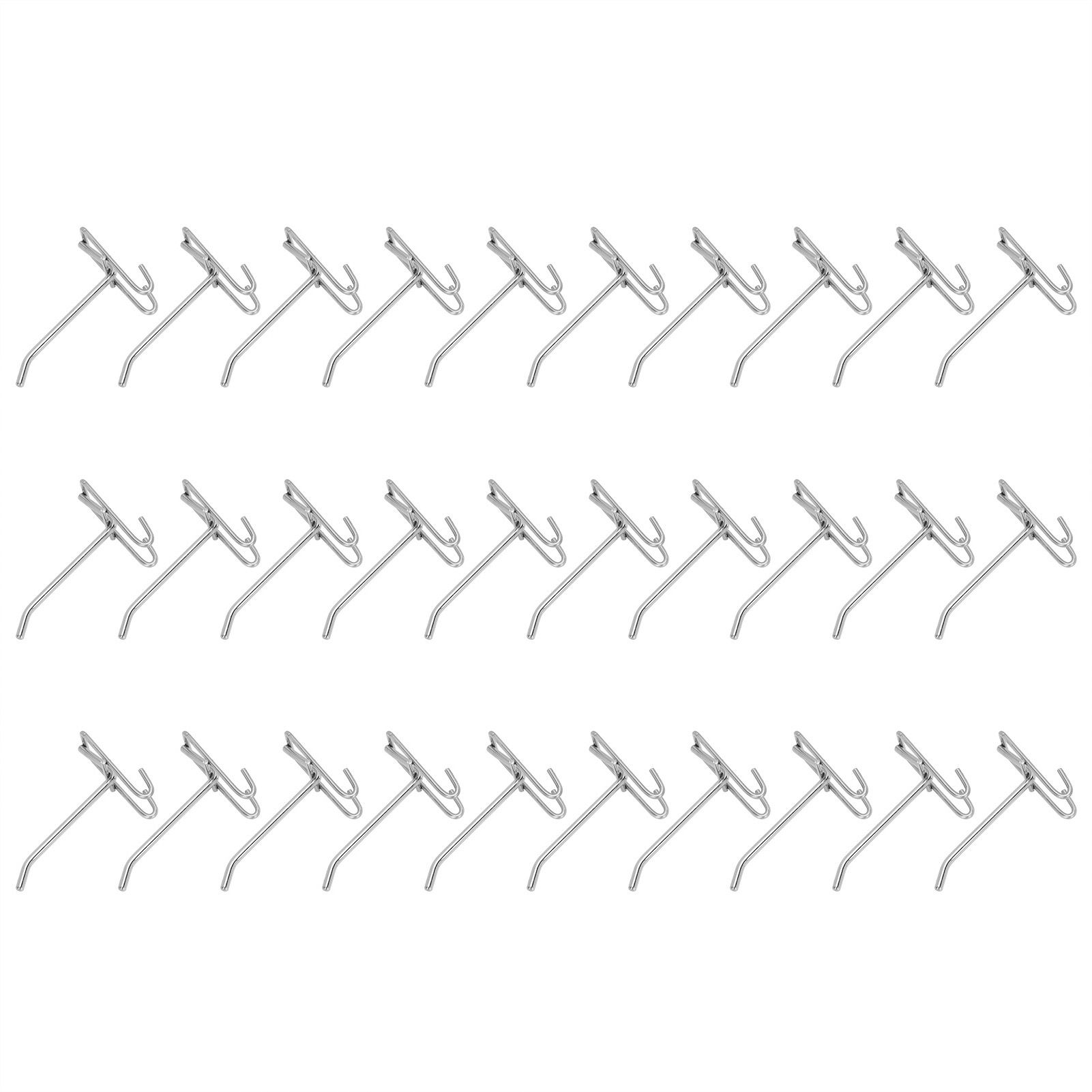 30pcs Supermarket Hook Iron Grid Shelf Hook Jewelry Display Shelf Hook 3.5mm view 7