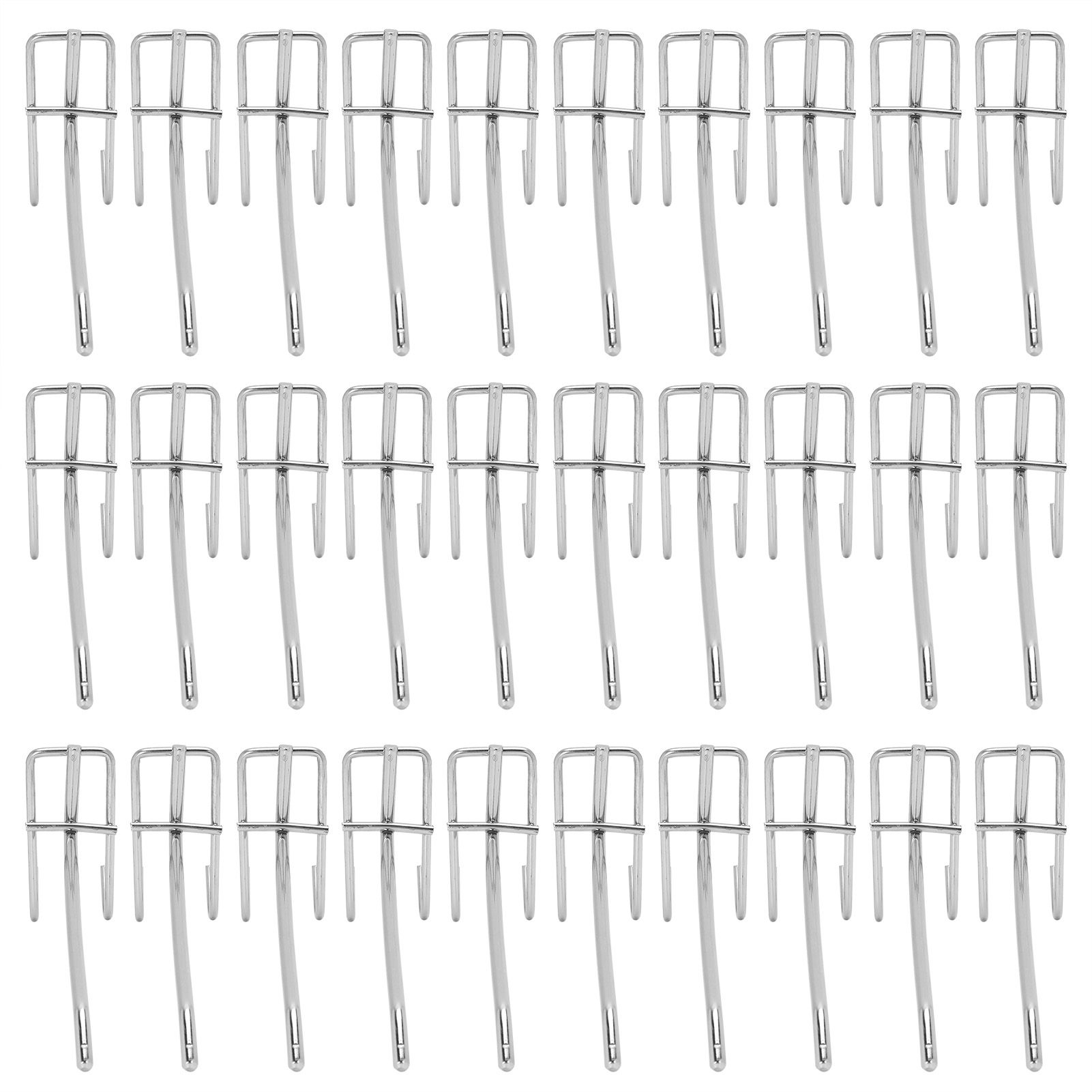 30pcs Supermarket Hook Iron Grid Shelf Hook Jewelry Display Shelf Hook 3.5mm view 3