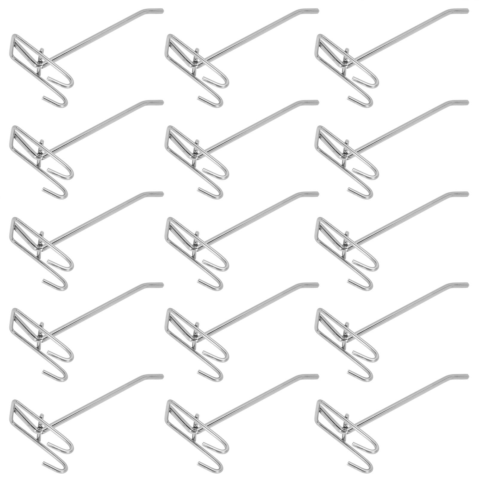 30pcs Supermarket Hook Iron Grid Shelf Hook Jewelry Display Shelf Hook 3.5mm view 6