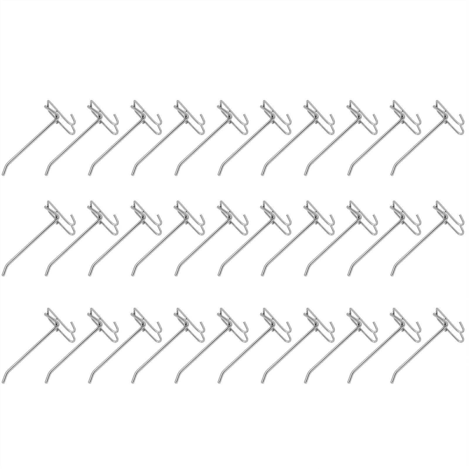 30pcs Supermarket Hook Iron Grid Shelf Hook Jewelry Display Shelf Hook 3.5mm view 7