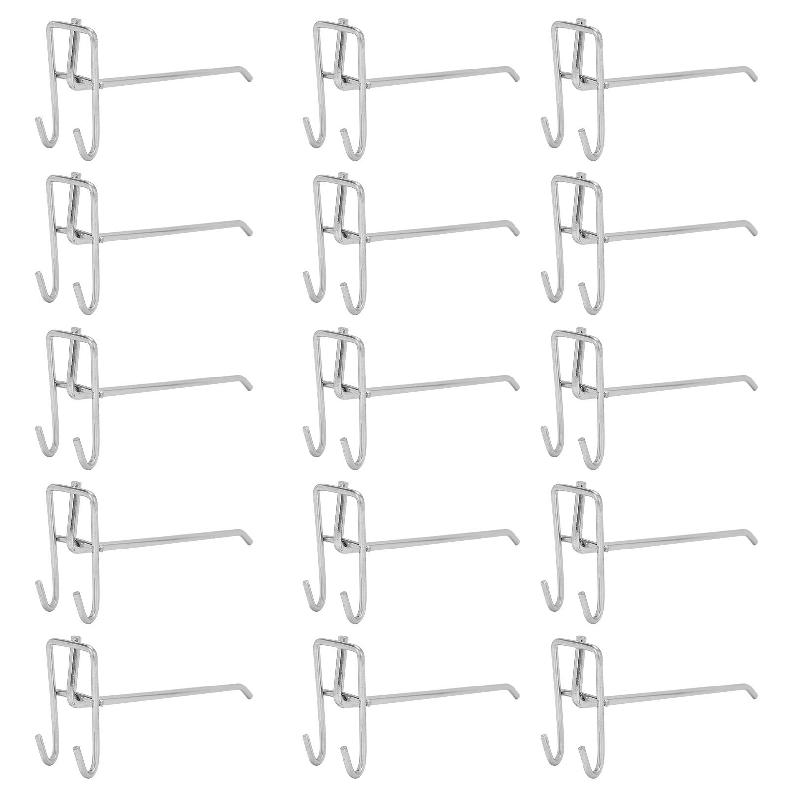 30pcs Supermarket Hook Iron Grid Shelf Hook Jewelry Display Shelf Hook 3.5mm view 5