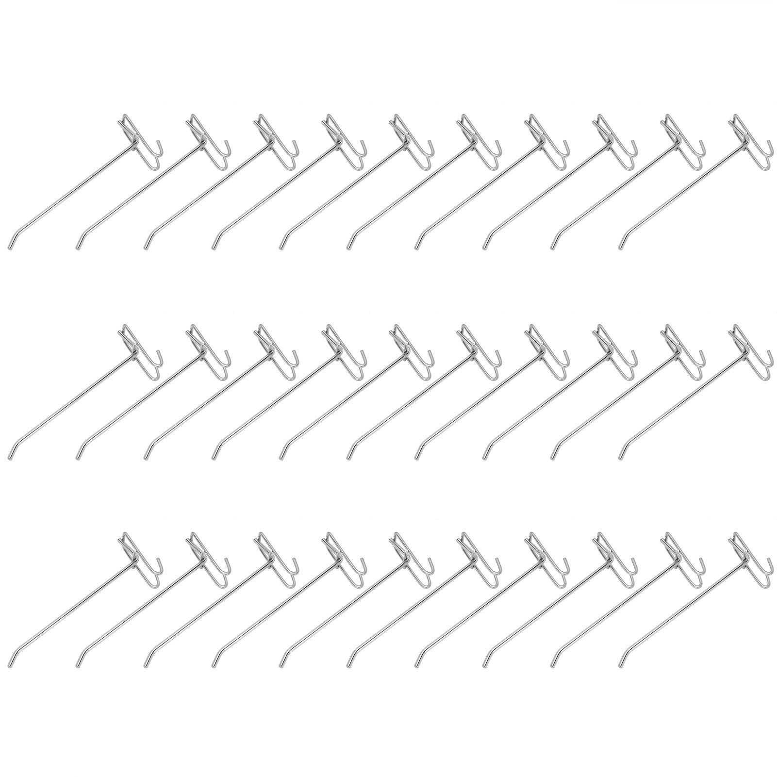 30pcs Supermarket Hook Iron Grid Shelf Hook Jewelry Display Shelf Hook 3.5mm view 7