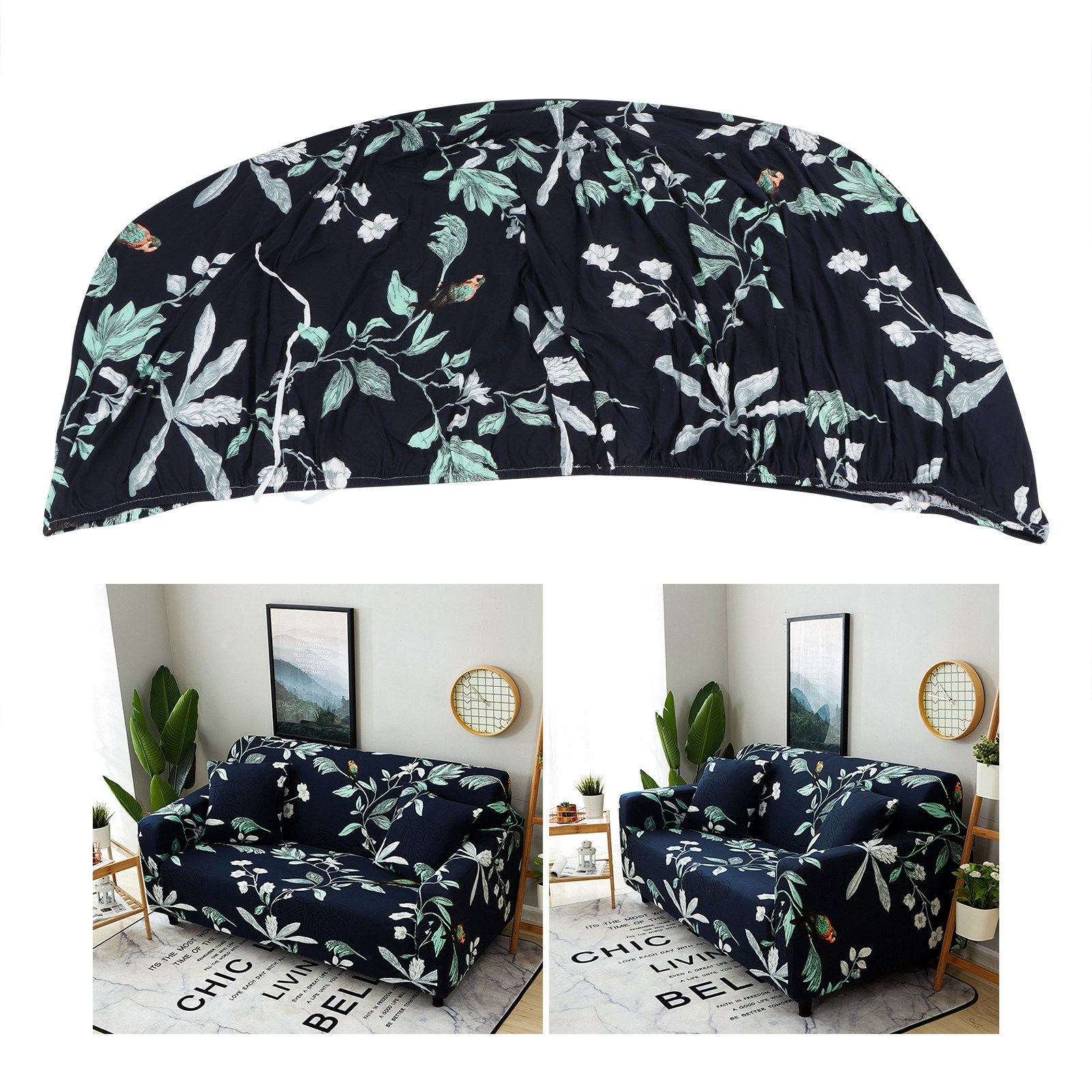 Elastic Sofa Cover Soft Polyester Fiber Slipcover Protector Furniture view 9