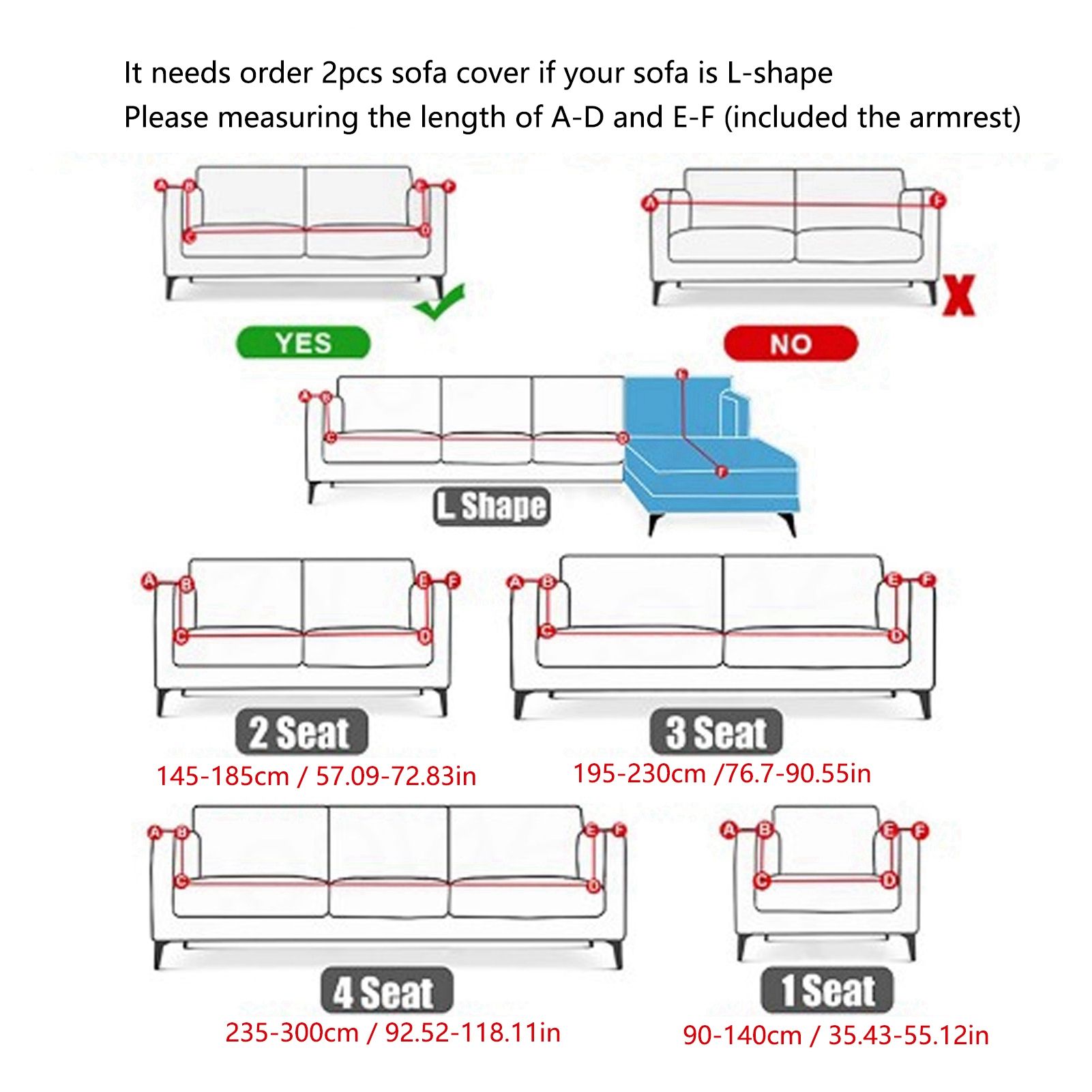 Modern Sofa Cover Elastic Sofa Protector Stretch Slipcover with Fixing Strips view 14