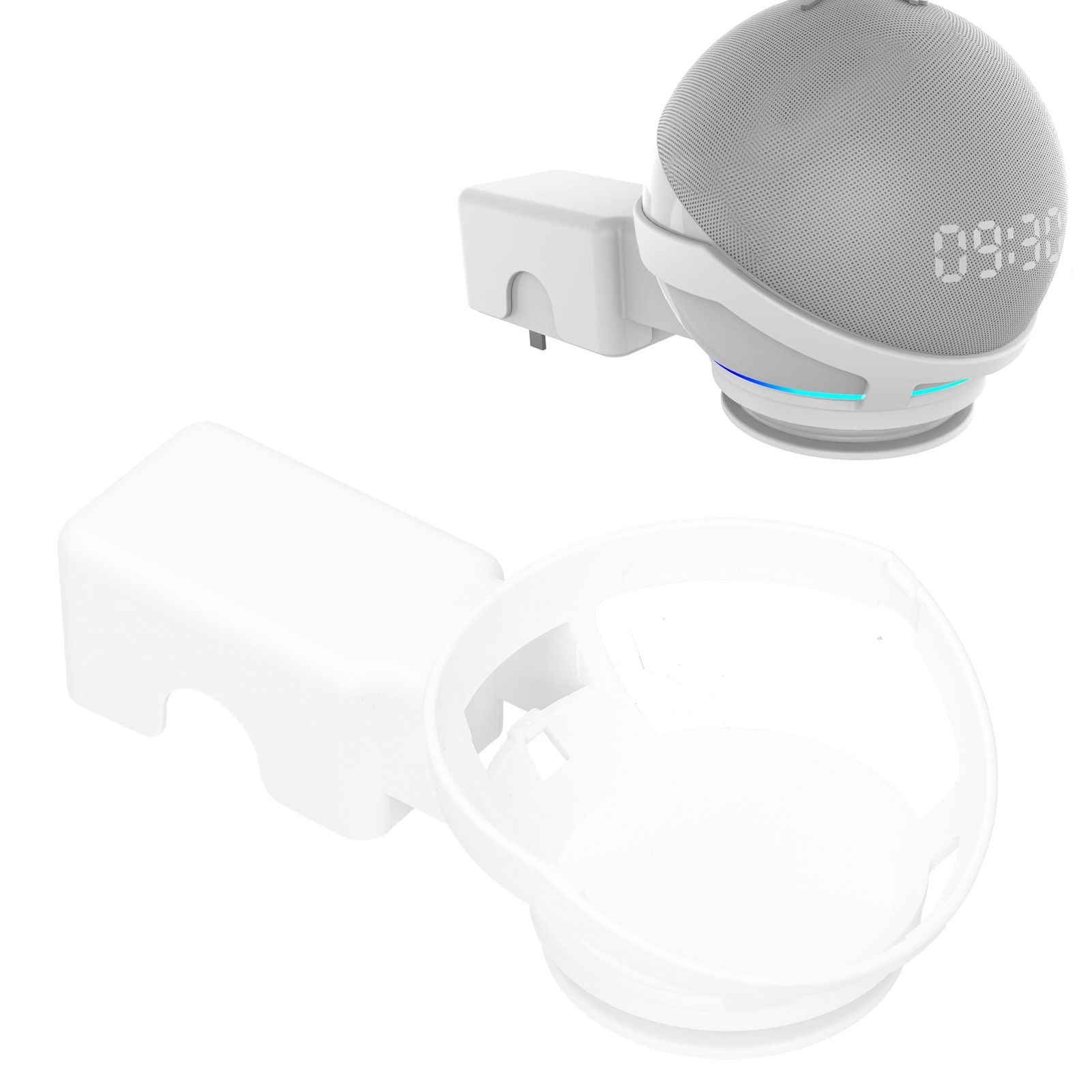 Wall Mounted Hanger Holder Stand Holder Fit for Echo Dot 4 4th Generation view 10