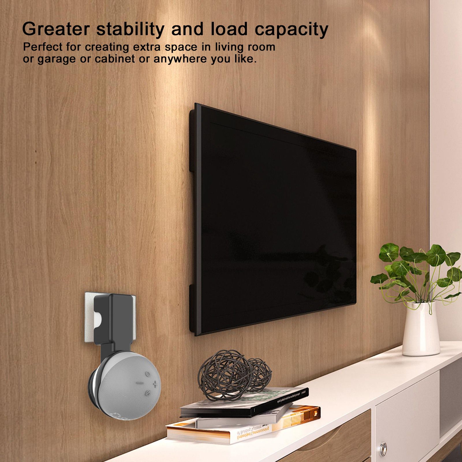 Wall Mounted Hanger Holder Stand Holder Fit for Echo Dot 4 4th Generation view 13