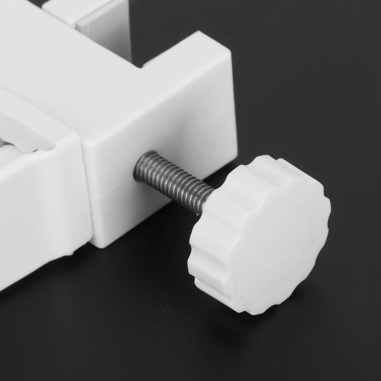 Curtain Rod Pole Holder Multipurpose Hanging Rod Clamp Hanger Organizer view 12
