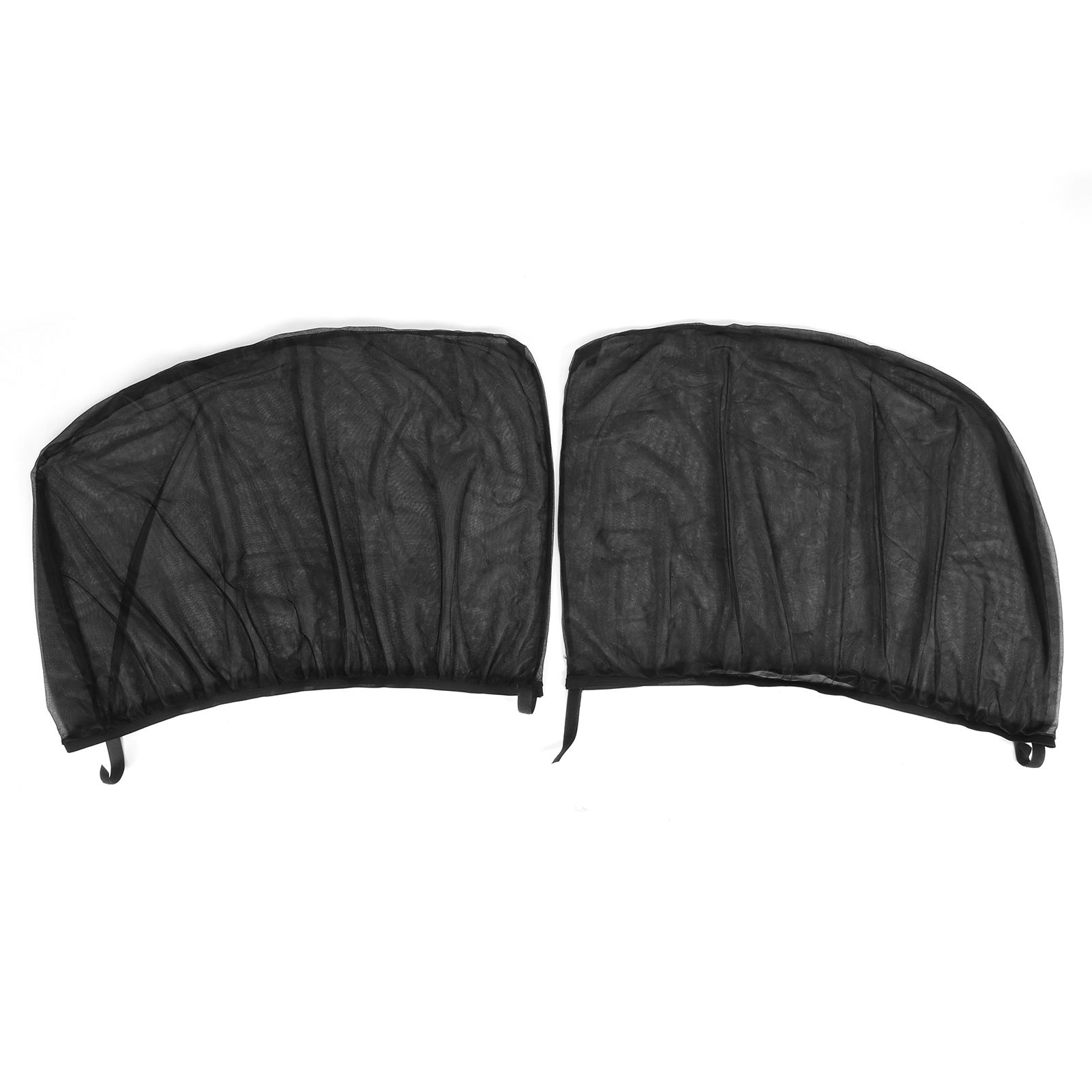 2Pcs Car Sun Shade UV Protection Anti Mosquito Car Rear Side Window Mesh view 3