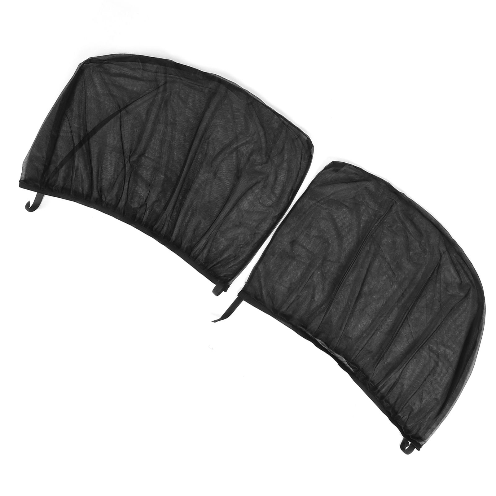 2Pcs Car Sun Shade UV Protection Anti Mosquito Car Rear Side Window Mesh view 6