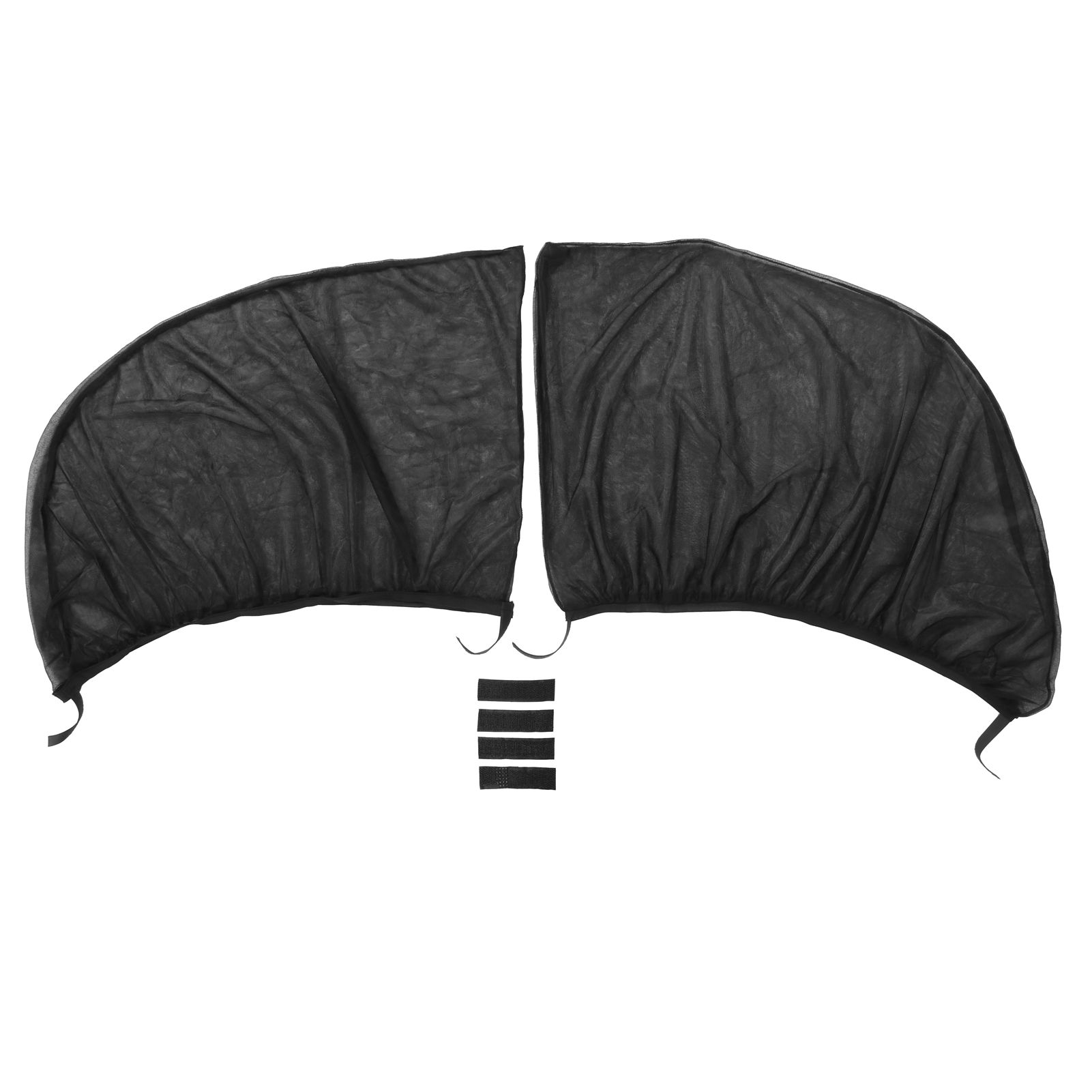 2Pcs Car Sun Shade UV Protection Anti Mosquito Car Rear Side Window Mesh — image 1