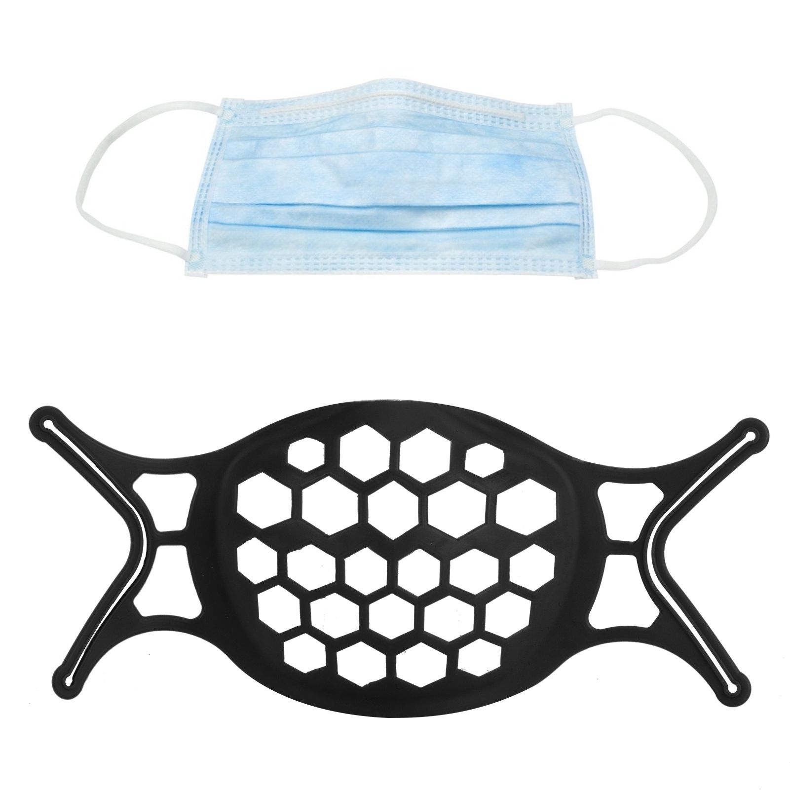 Mouth Muffle Bracket Reusable Washable Breathing Mouth Muffle Support Frame view 9