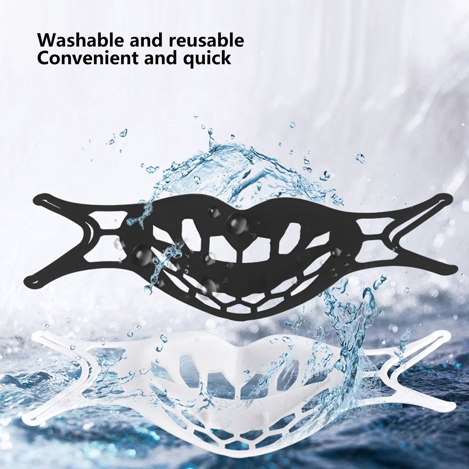 Mouth Muffle Bracket Reusable Washable Breathing Mouth Muffle Support Frame view 13